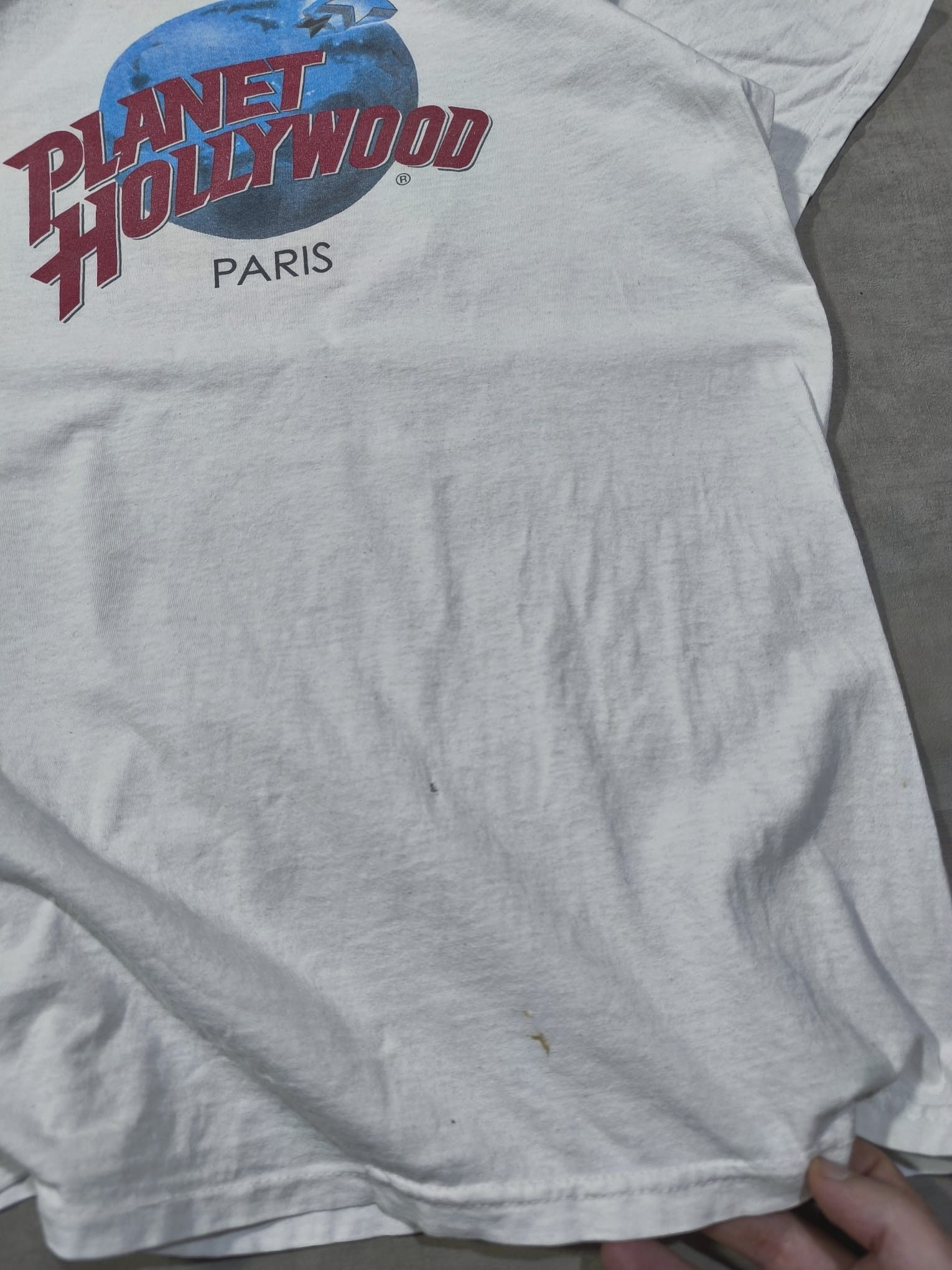 Planet Hollywood trashed vintage 1998 planet Hollywood Paris Balenciaga Style Size US L / EU 52-54 / 3 - 5 Thumbnail