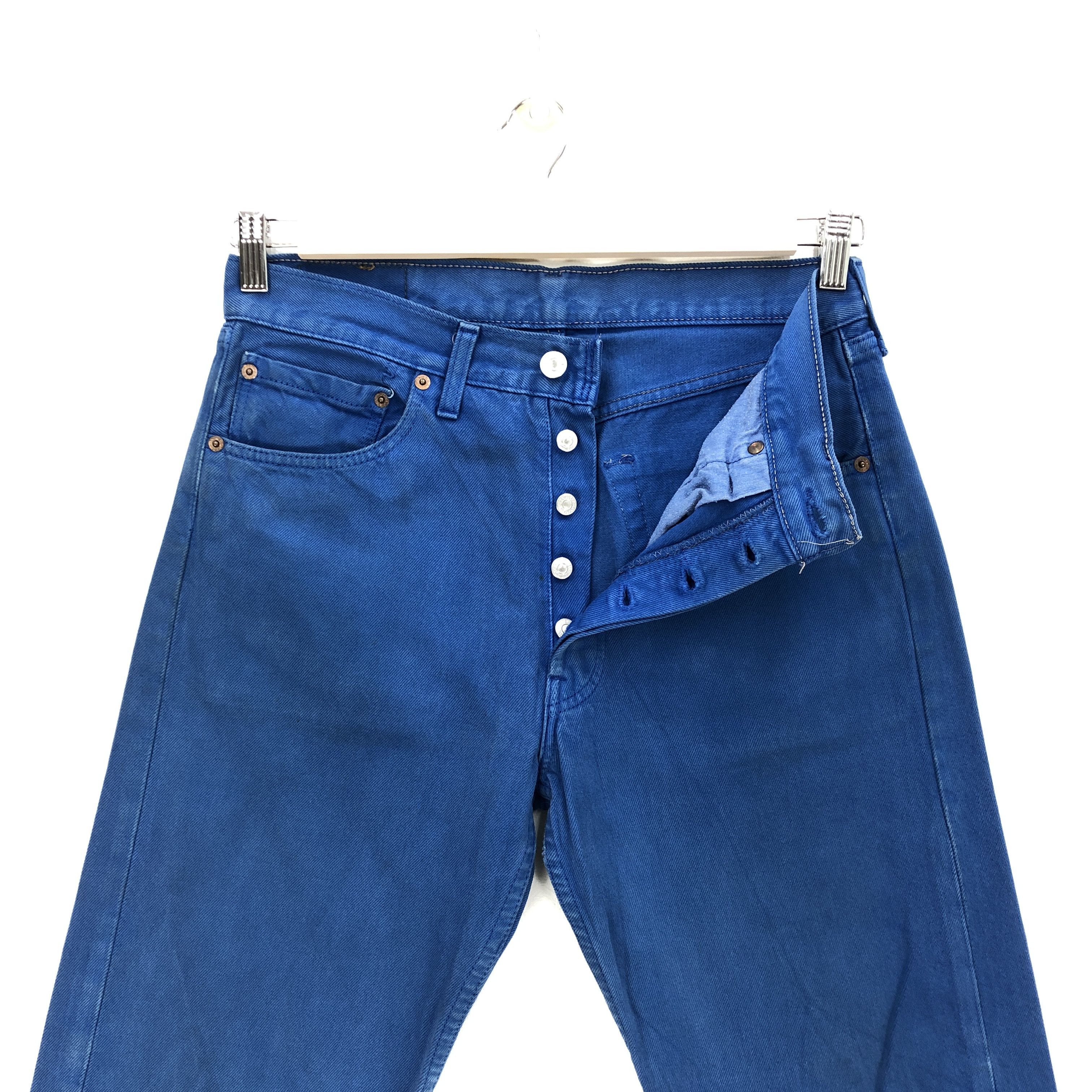 Levi's Vintage Levi's 501 Jeans Levis Super Blue Denim Pants Size US 30 / EU 46 - 5 Thumbnail