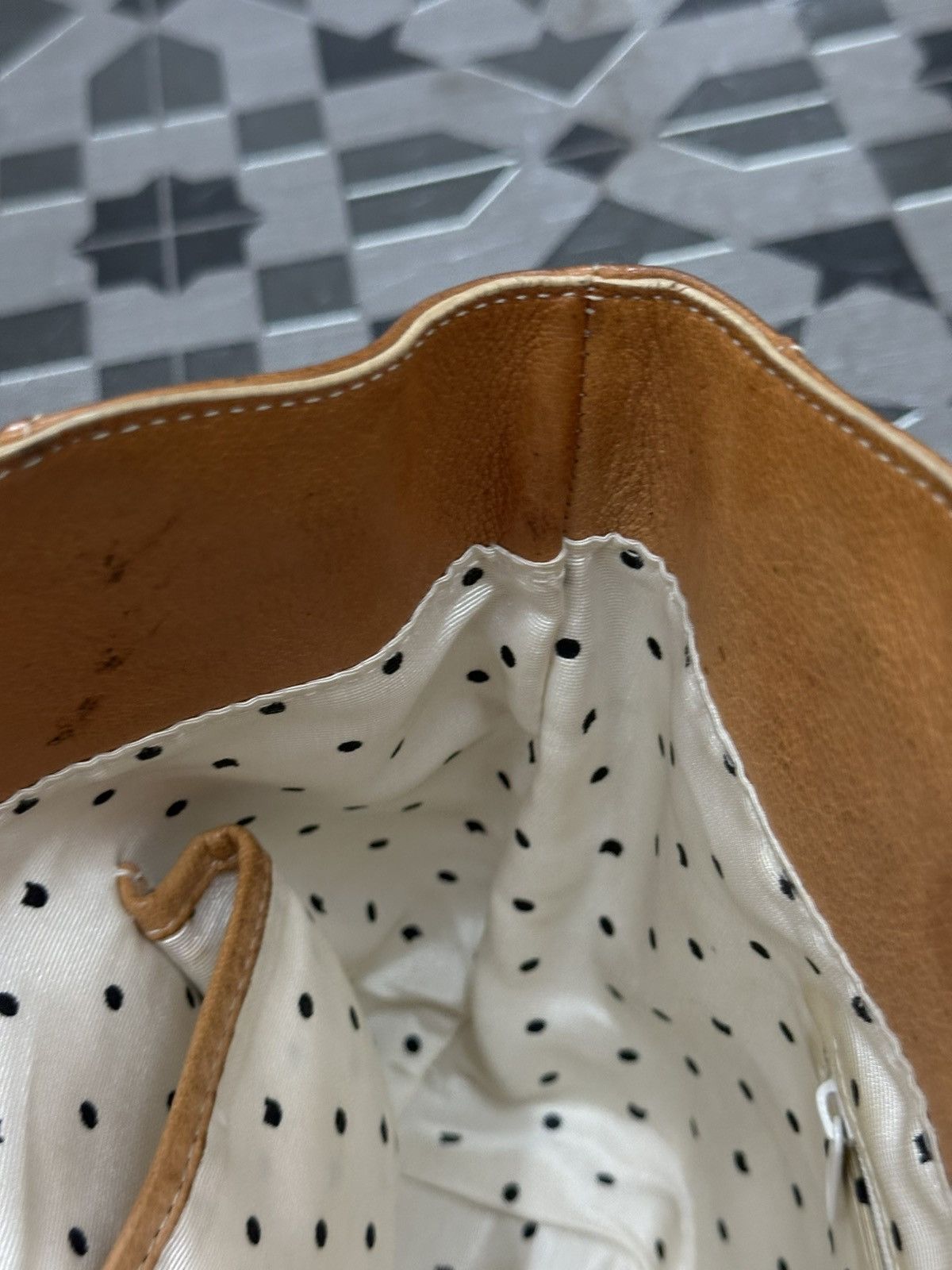 Issey Miyake 1990s Tsumori Chisato Brown Leather Shoulder Bag Size ONE SIZE - 15 Thumbnail