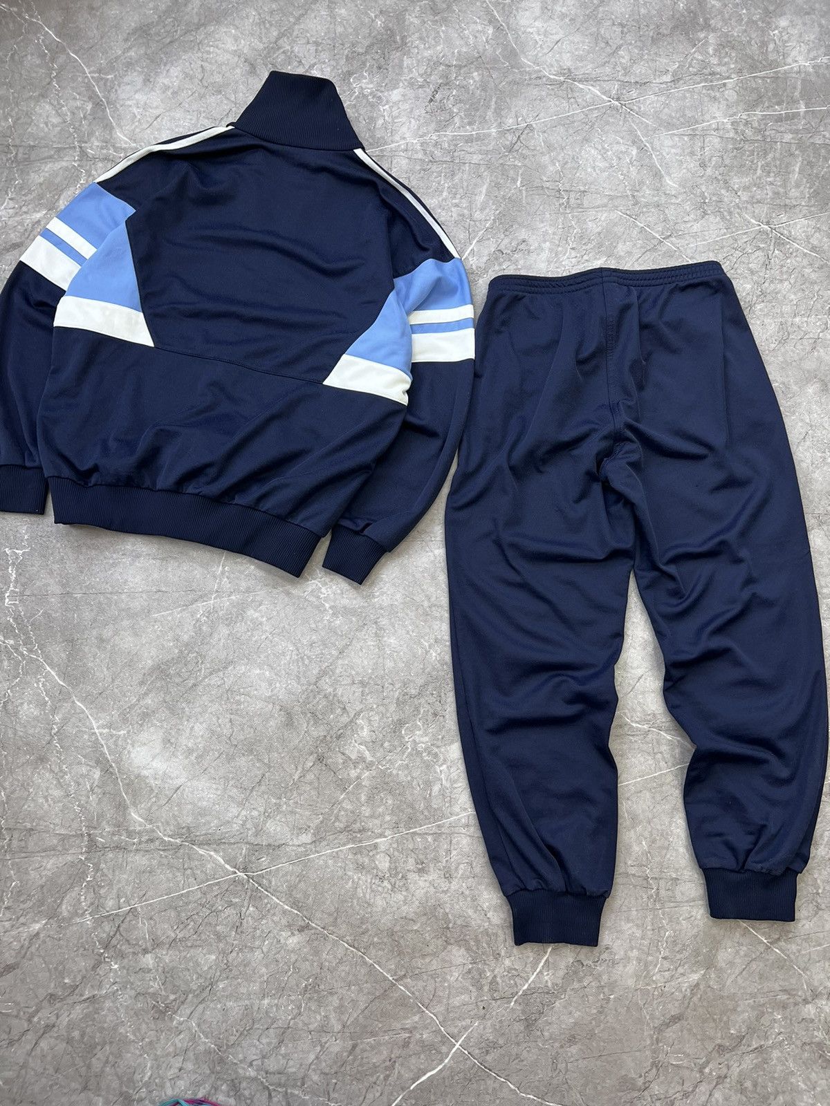 Adidas × Vintage Vintage Adidas West Germany SUIT BLUE Jacket+pants Size US S / EU 44-46 / 1 - 9 Thumbnail