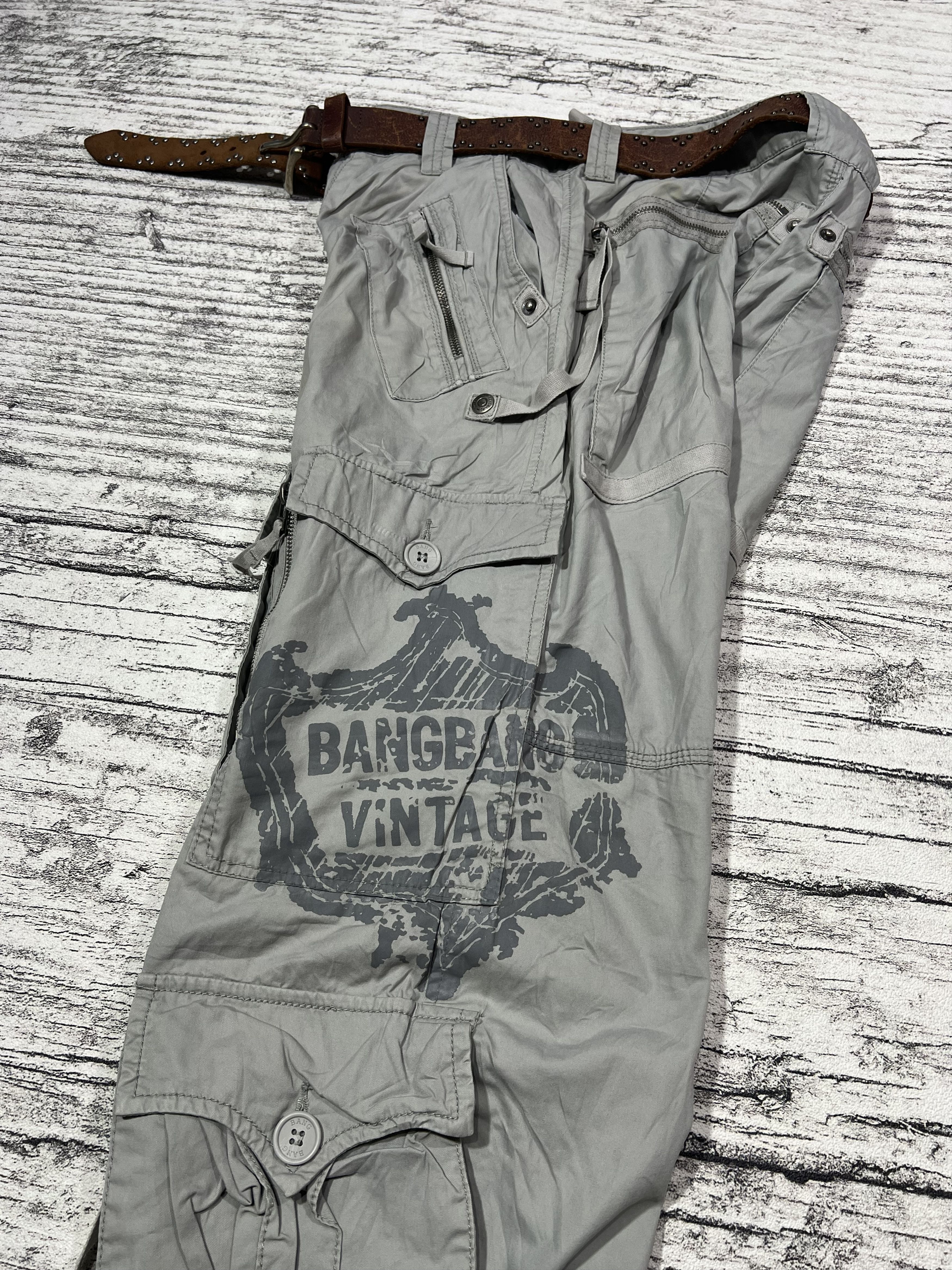 Japanese Brand 2000s Hysteric Bondage Adjustable Baggy Cargo y2k Lgb Ifsix Size US 28 / EU 44 - 5 Thumbnail