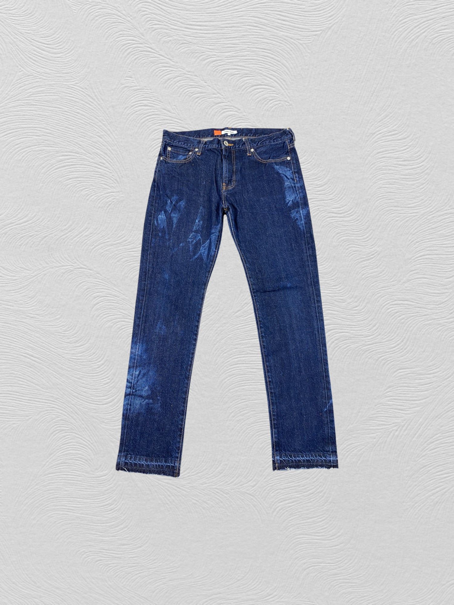 Japanese Brand Blue Vintage Global Work Jeans 34x31 Denim- JN3757 Size US 34 / EU 50 - 1 Thumbnail