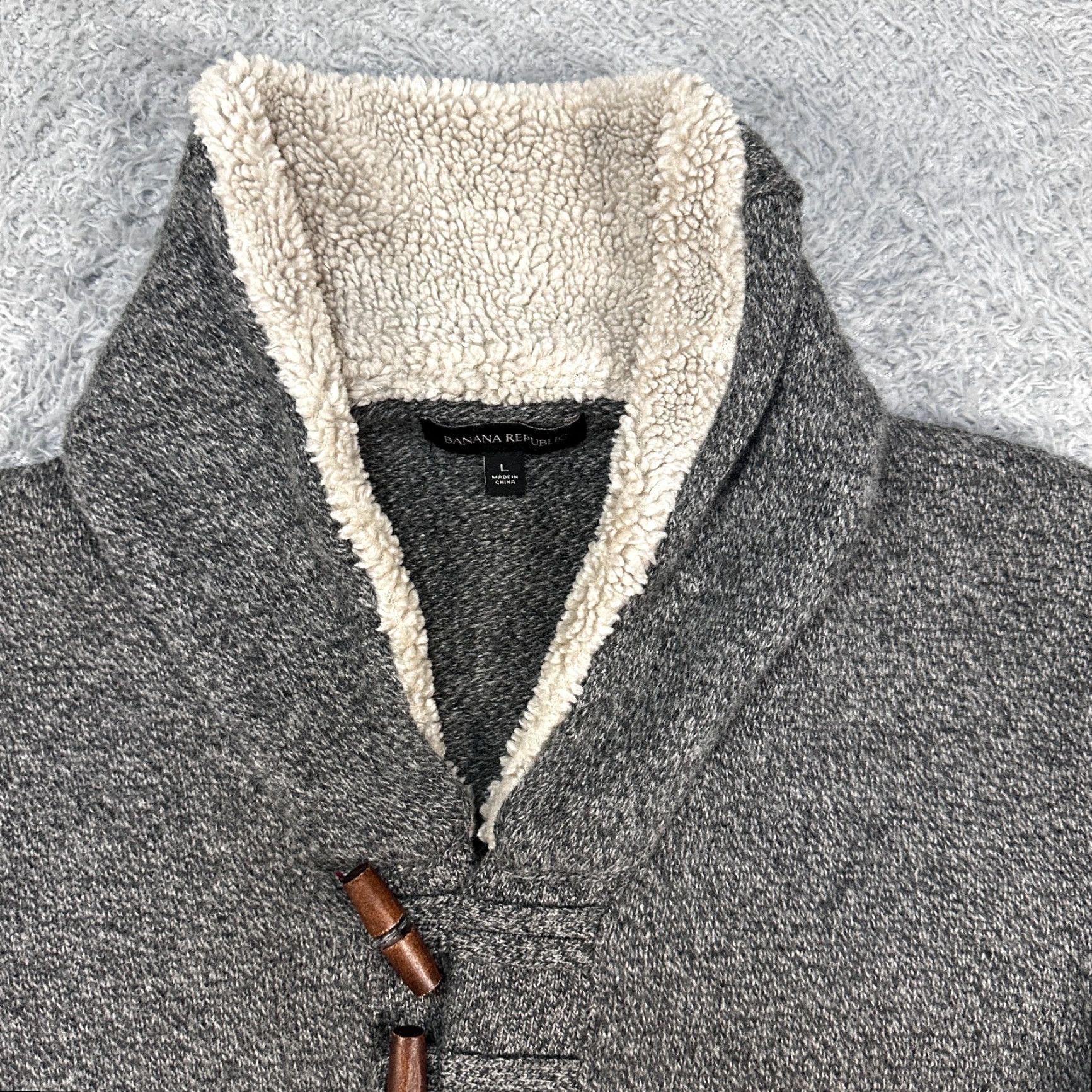Banana Republic Banana Republic Sweater Mens XL Merino Wool Gray PullOver Pullover Knit All Seasons Casual Travel Classic Outdoor Preppy Mens XL Gray Size US XL / EU 56 / 4 - 2 Thumbnail
