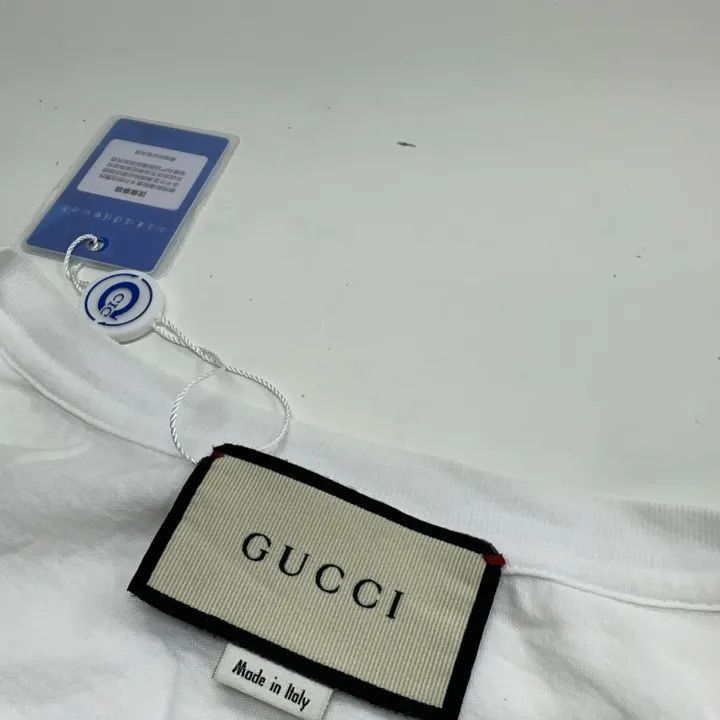 Gucci Gucci Gucci Large Logo Vintage Style T-Shirt -2506 Size US XL / EU 56 / 4 - 6 Thumbnail