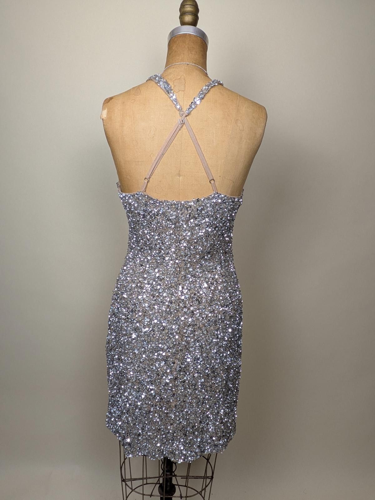 Other parker black silver sparkle dress Size L / US 10 / IT 46 - 4 Thumbnail