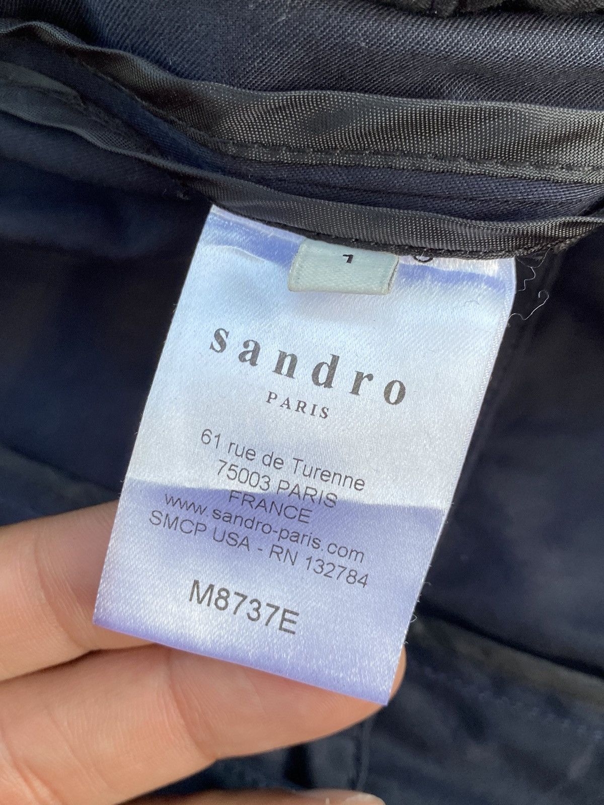 Sandro Sandro Paris Jacket Riri Zip Size M / US 6-8 / IT 42-44 - 12 Thumbnail