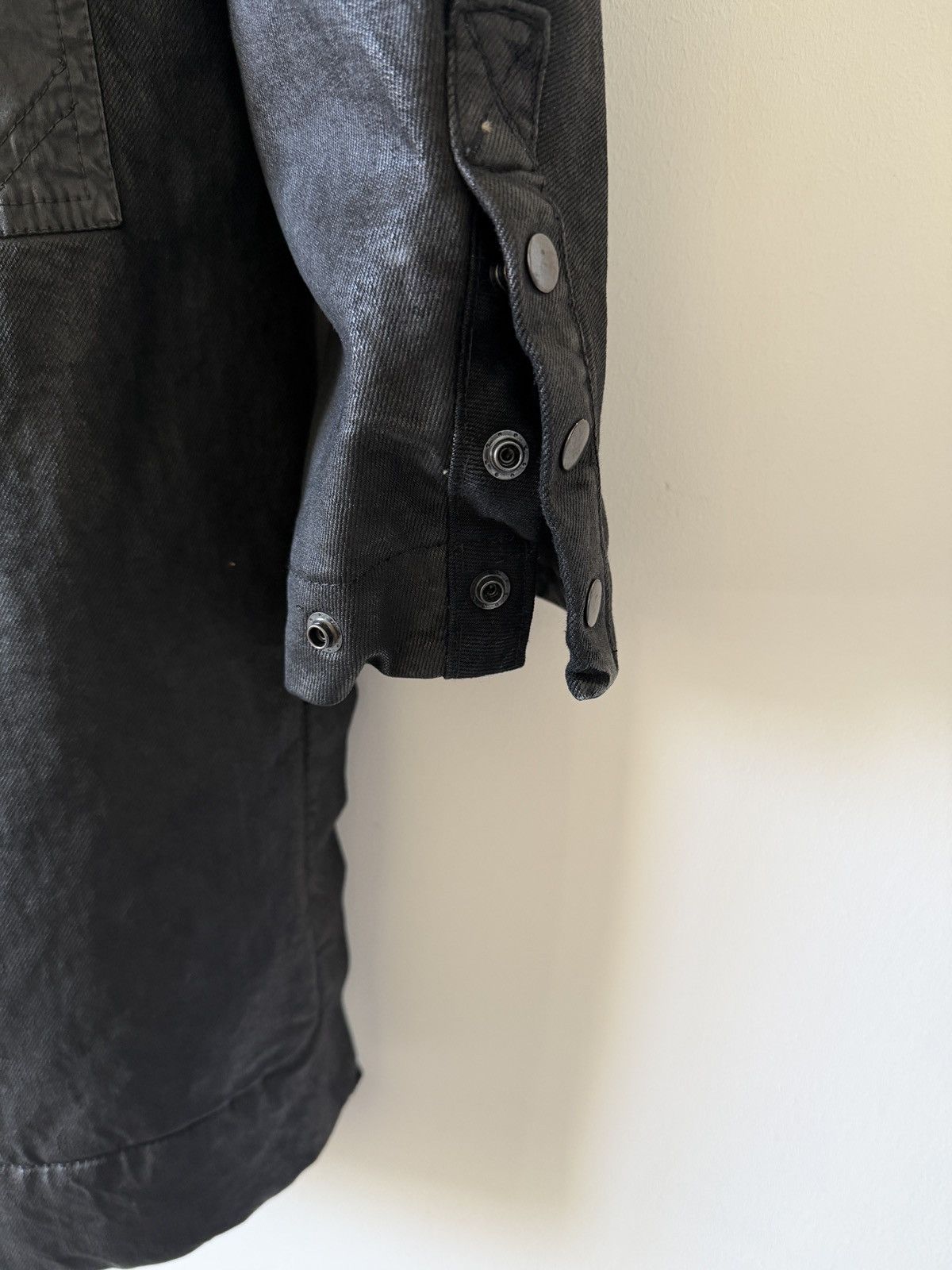 Rick Owens Drkshdw ARCHIVE FW15 Rick Owens DRKSHDW Wax combo jacket + Bag Size US S / EU 44-46 / 1 - 5 Thumbnail