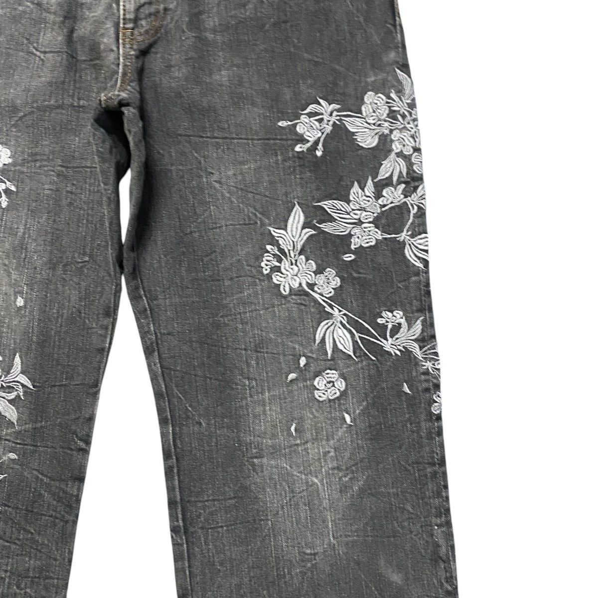 Japanese Brand Vintage BUDEN Denim Fishkoi Embroidery Jeans Size US 34 / EU 50 - 7 Thumbnail