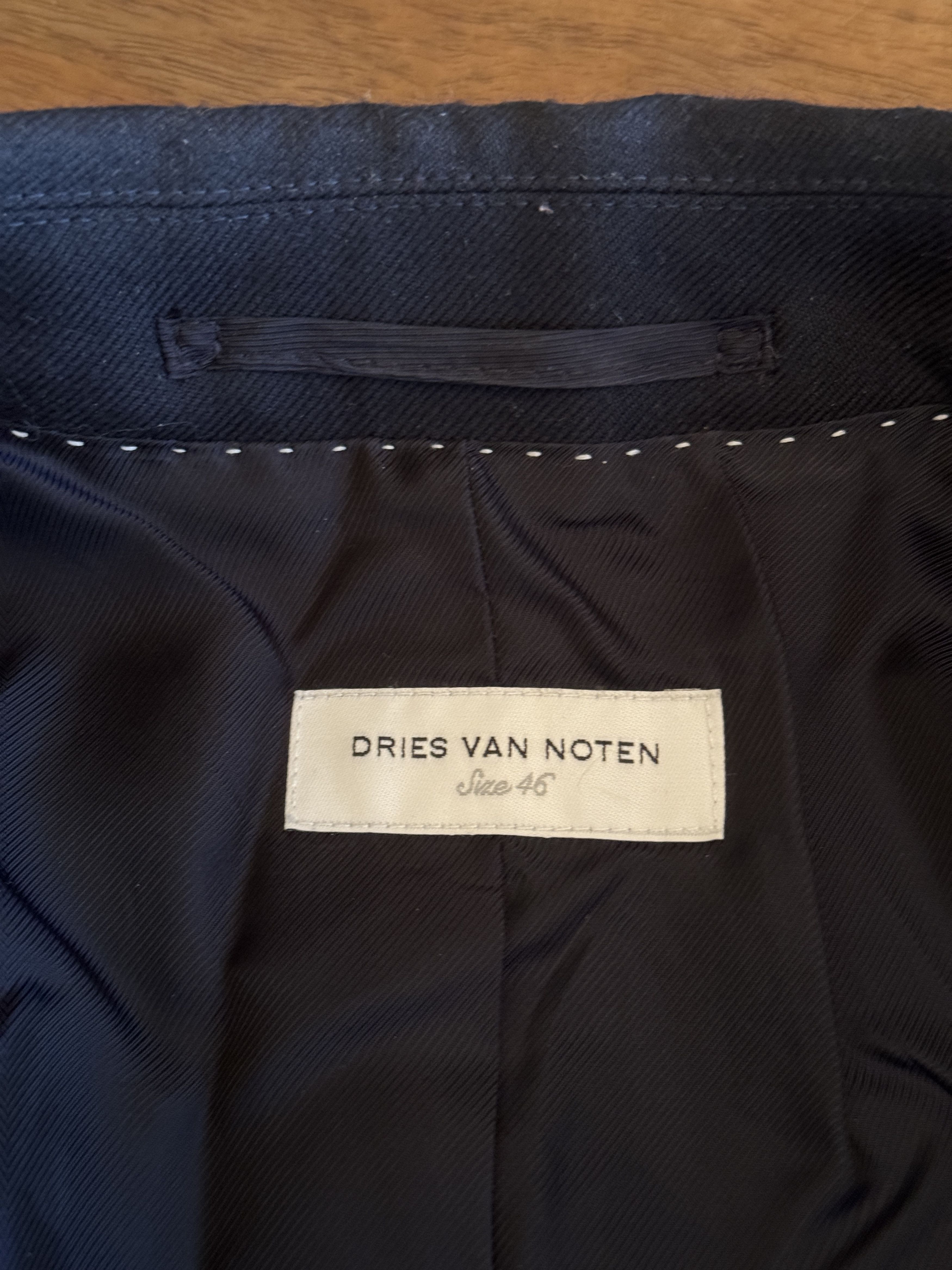 Dries Van Noten Dries van Noten formal dress coat navy Size US S / EU 44-46 / 1 - 7 Thumbnail