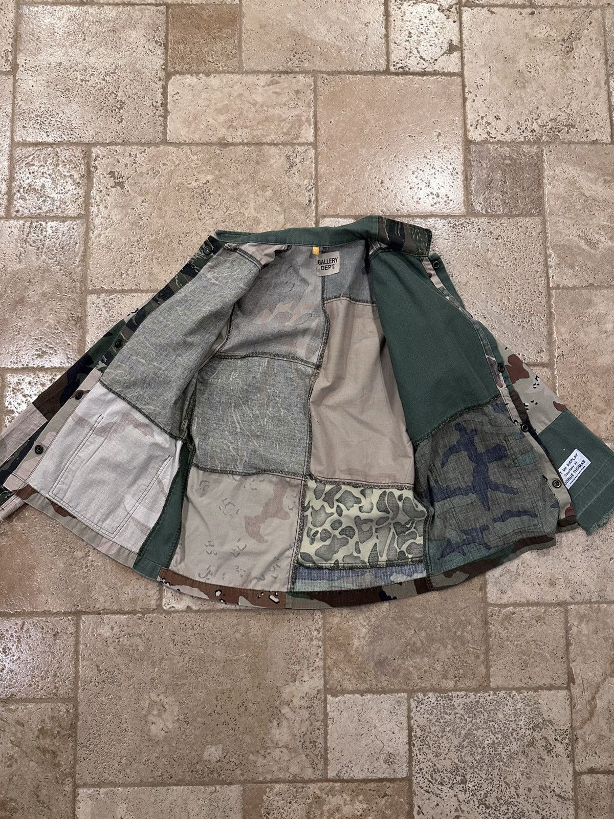 Gallery Dept. Gallery Dept Camo Print Patchwork Twill Shirt Jacket Size US M / EU 48-50 / 2 - 13 Thumbnail