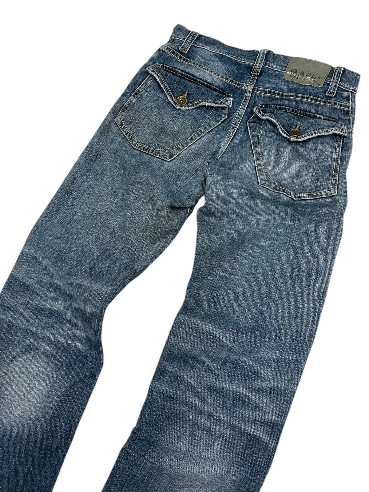 20471120 × GOSTAR DE FUGA × Japanese Brand Back Japan Jean Distressed Light Washed Junya Watanabe Style Size US 29 - 11 Thumbnail