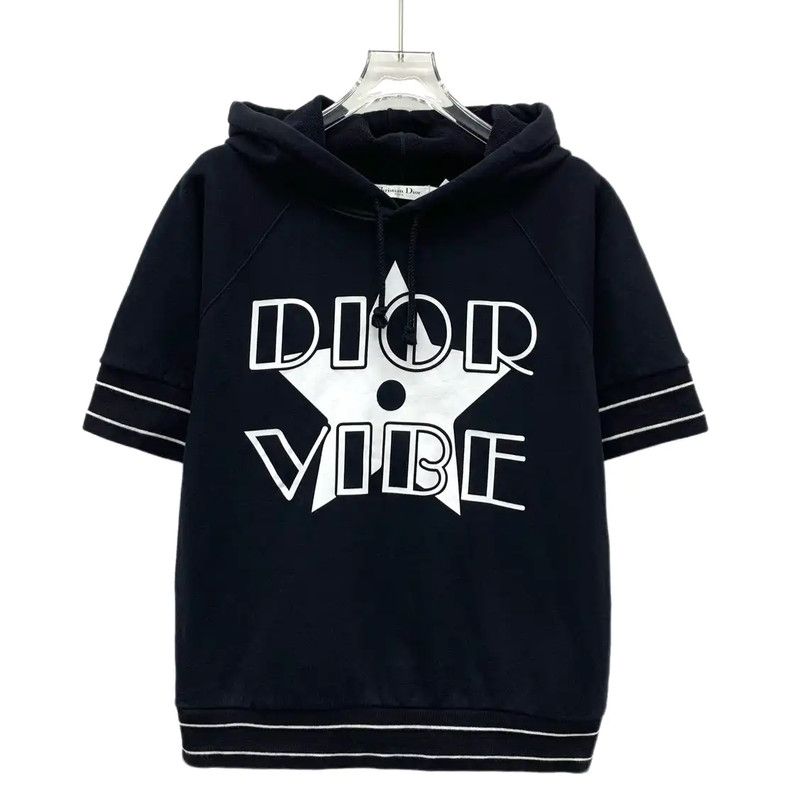 Dior Dior Black Cotton Women's Hoodie 0089 Size S / US 4 / IT 40 - 1 Thumbnail