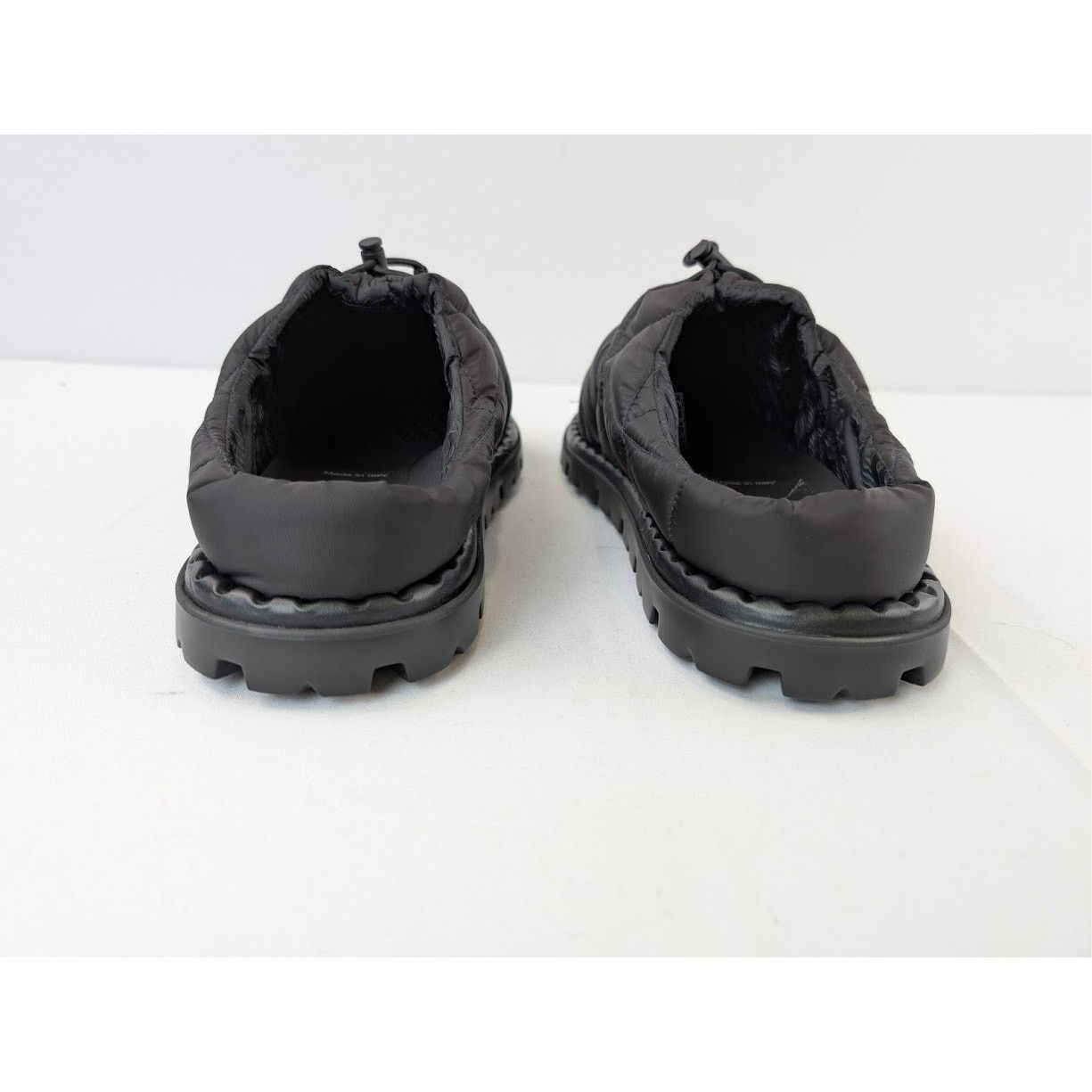 Prada o1rshd1 Calzature Uomo Nylon Mules in Nero Size US 9.5 / EU 42-43 - 11 Thumbnail