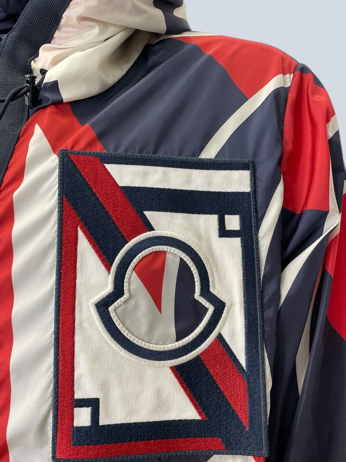 Moncler MonclerxCraig Green patchwork print nylon windbreaker, IIII. Size US XL / EU 56 / 4 - 6 Thumbnail