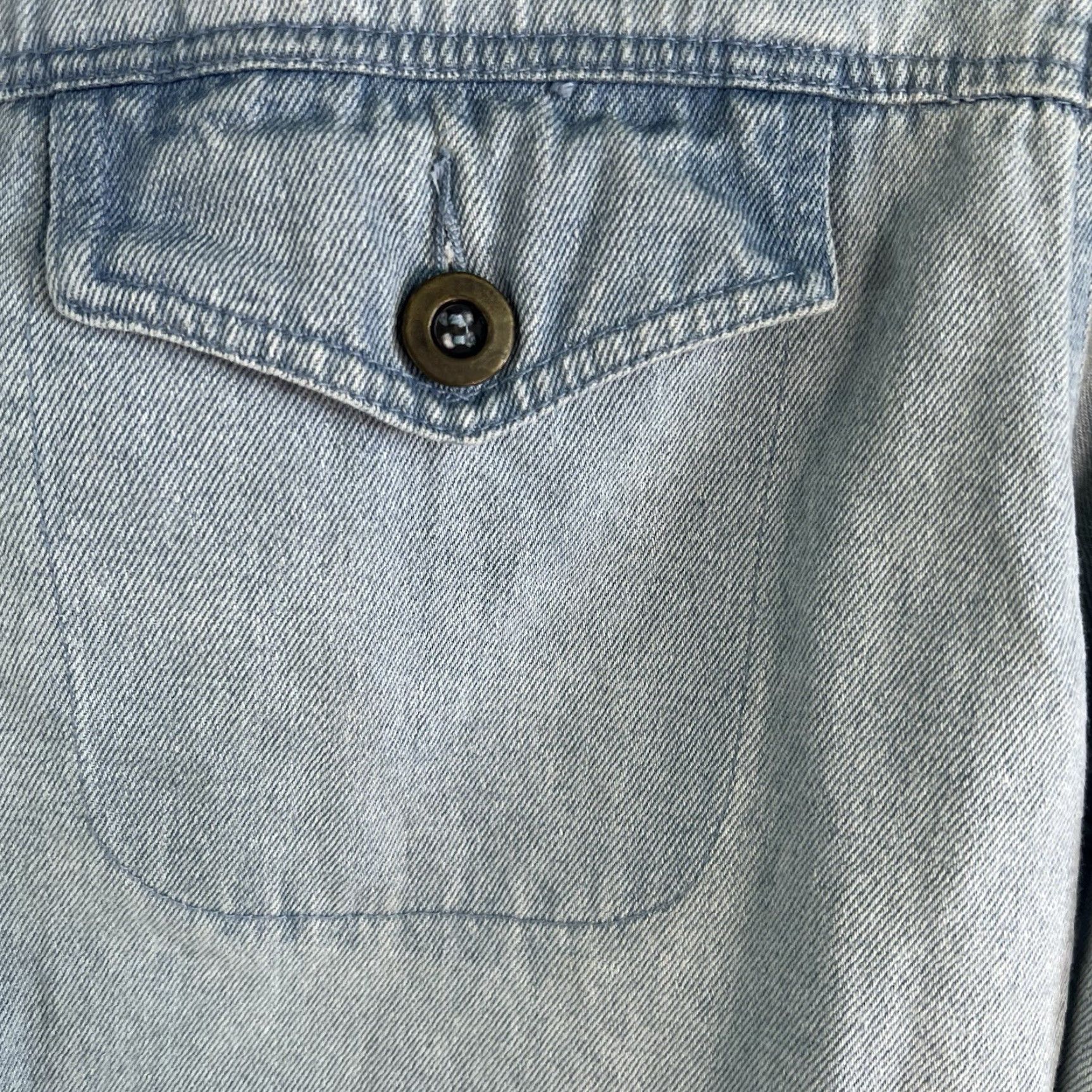 Vintage VINTAGE Alfred Dunner Denim Blue Jean Jacket Womens Size M Size 32" / US 10 / IT 46 - 2 Thumbnail