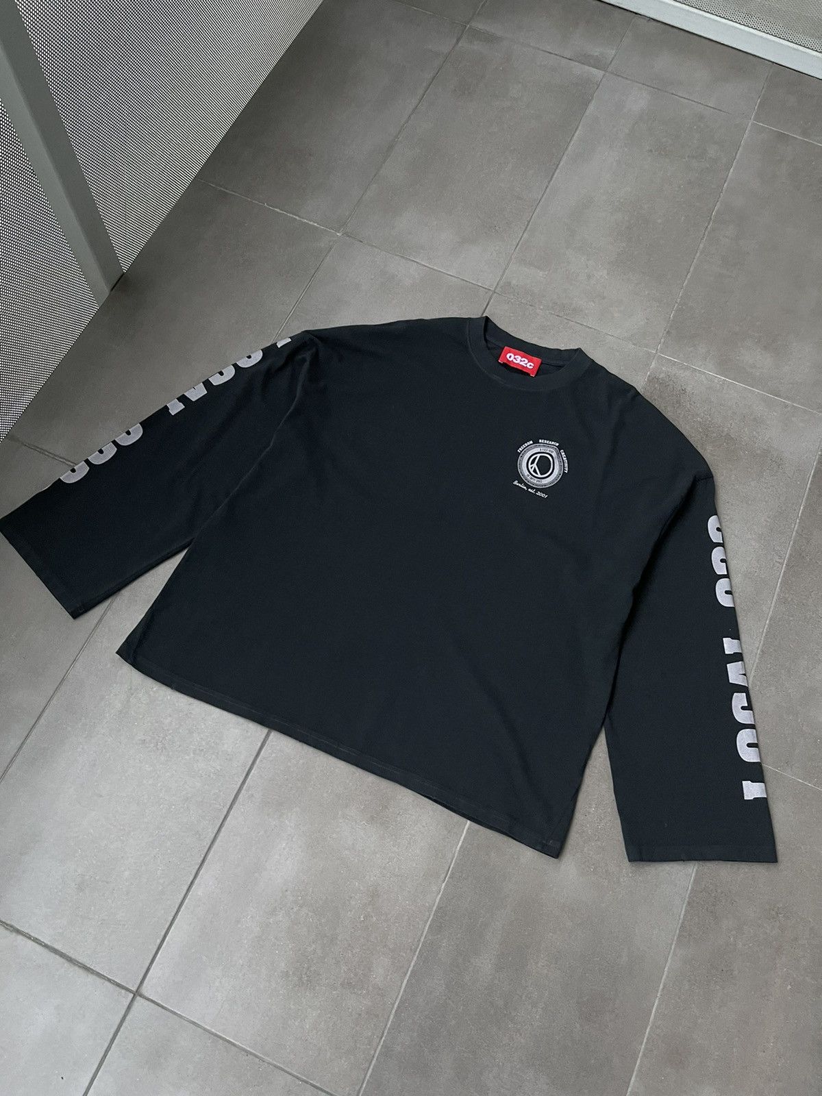 032c !DS! FW23 032c "Repetirion" Local Boxy Black Long Sleeve Size XL / US 12-14 / IT 48-50 - 13 Thumbnail