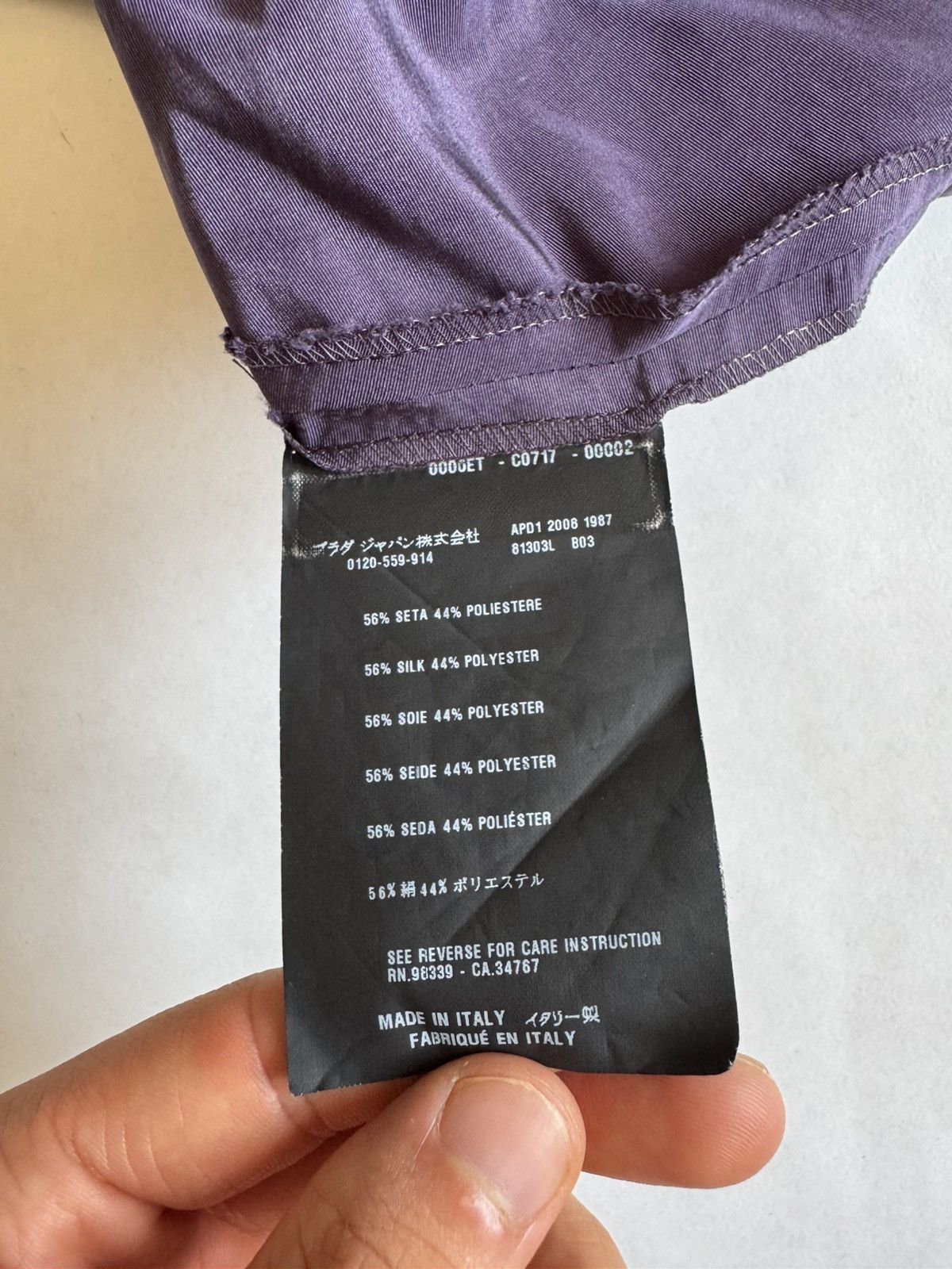 Prada Prada Women’s Skirt Purple Size 46 Size 32" / US 10 / IT 46 - 6 Thumbnail