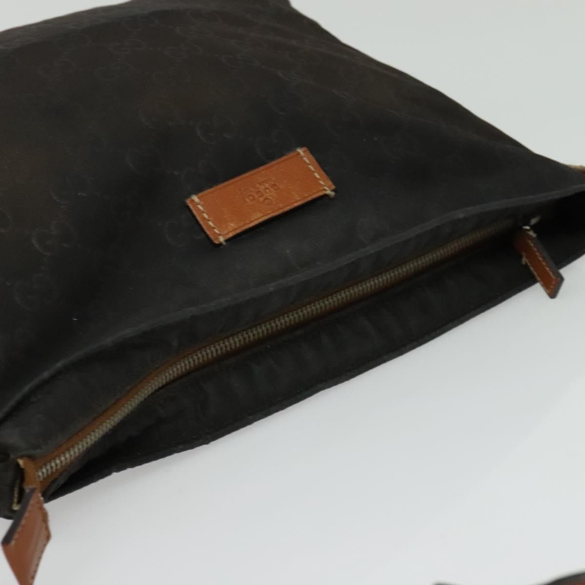 Gucci GUCCI GG Canvas Shoulder Bag Nylon Black Silver Size ONE SIZE - 6 Thumbnail