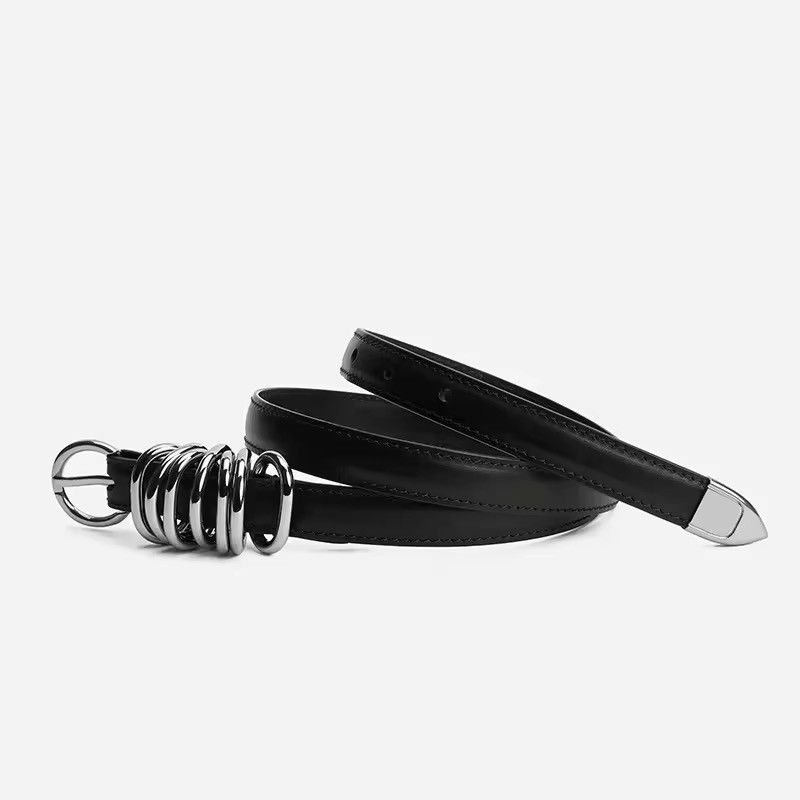 Leather × Vintage Women Hollyhock Leather Belt Size ONE SIZE - 2 Thumbnail