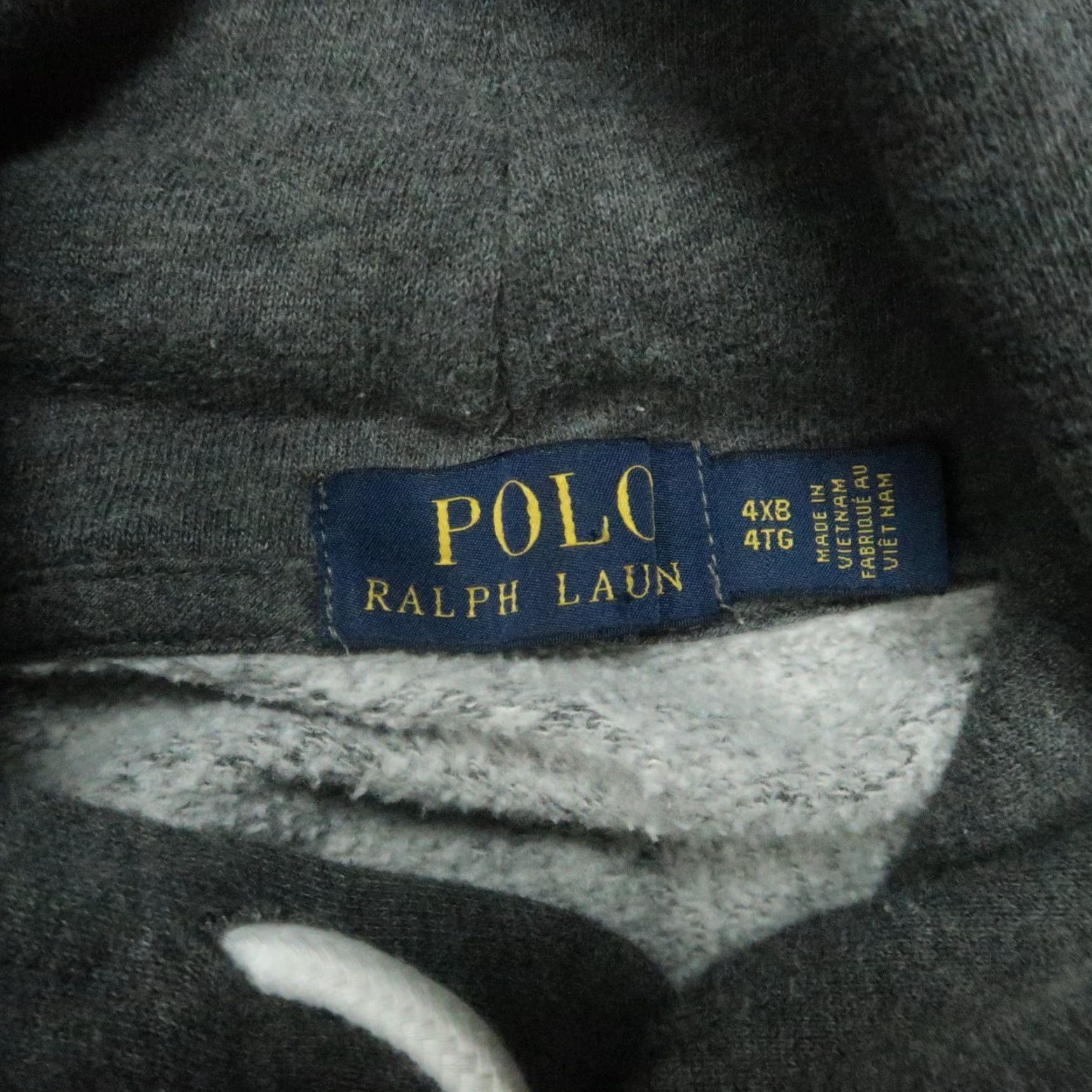 Polo Ralph Lauren Polo Ralph Lauren Hoodie Mens 4XL Gray Ski Bear Pullover Hooded 4XB Big Size US XXL / EU 58 / 5 - 3 Thumbnail