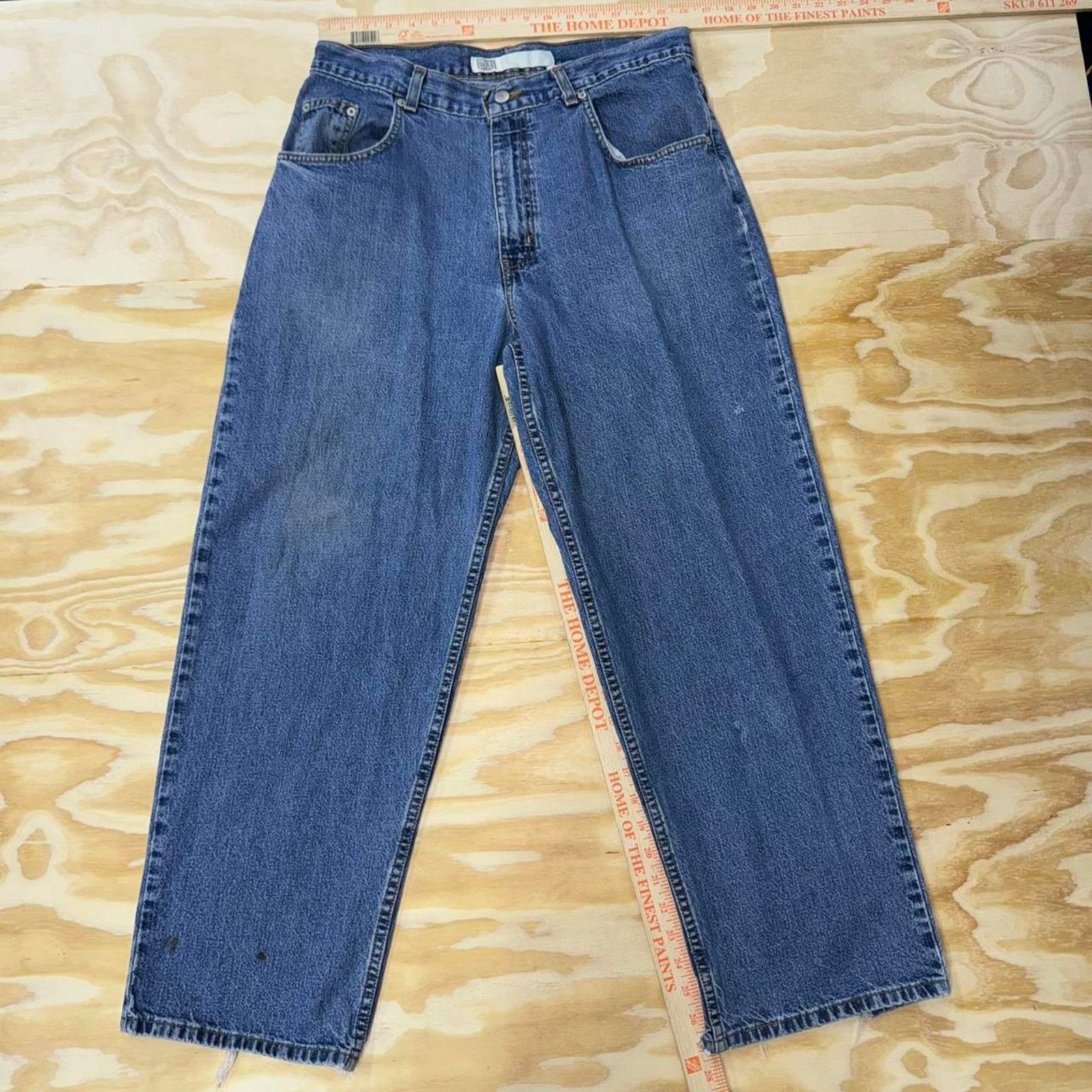 Faded Glory Vintage y2k faded glory carpenter workwear baggy pants jeans Size US 33 - 3 Thumbnail