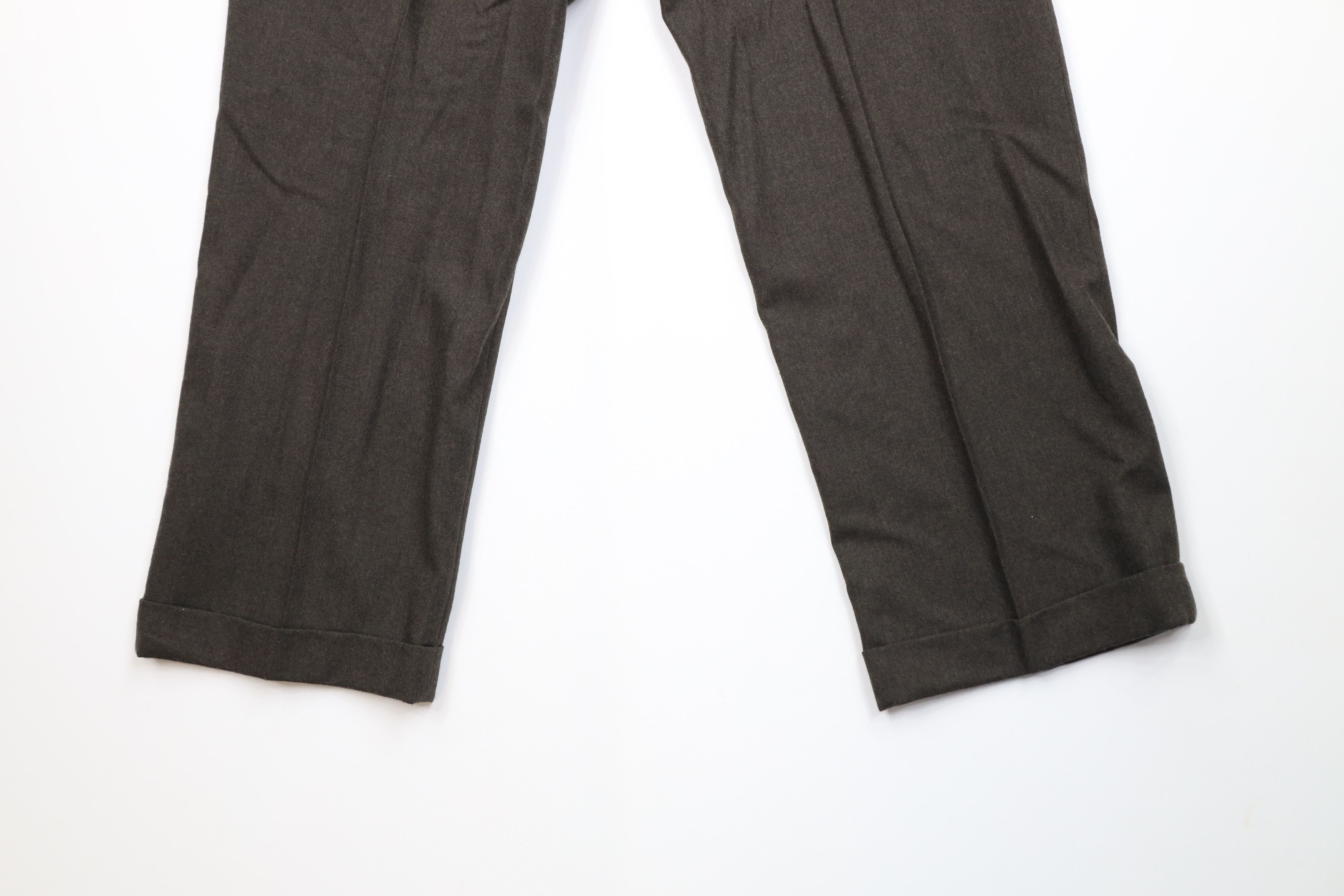 Vintage Vintage 90s Streetwear Heavyweight Wool Wide Leg Chino Pants Size US 36 / EU 52 - 11 Thumbnail