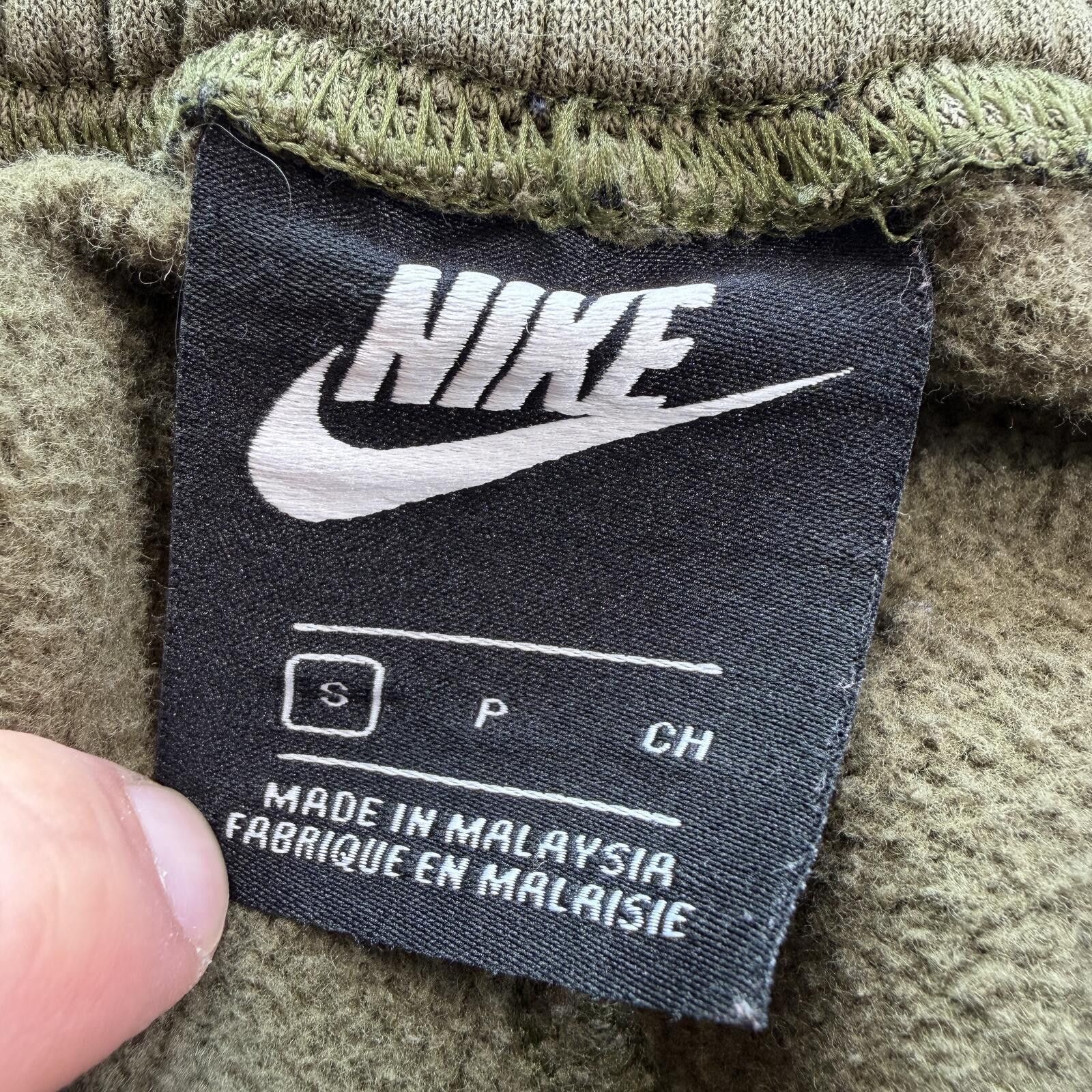 Nike Nike Just Do It Olive Green Fleece Jogger Sweatpants Mens S Size US 30 / EU 46 - 3 Thumbnail