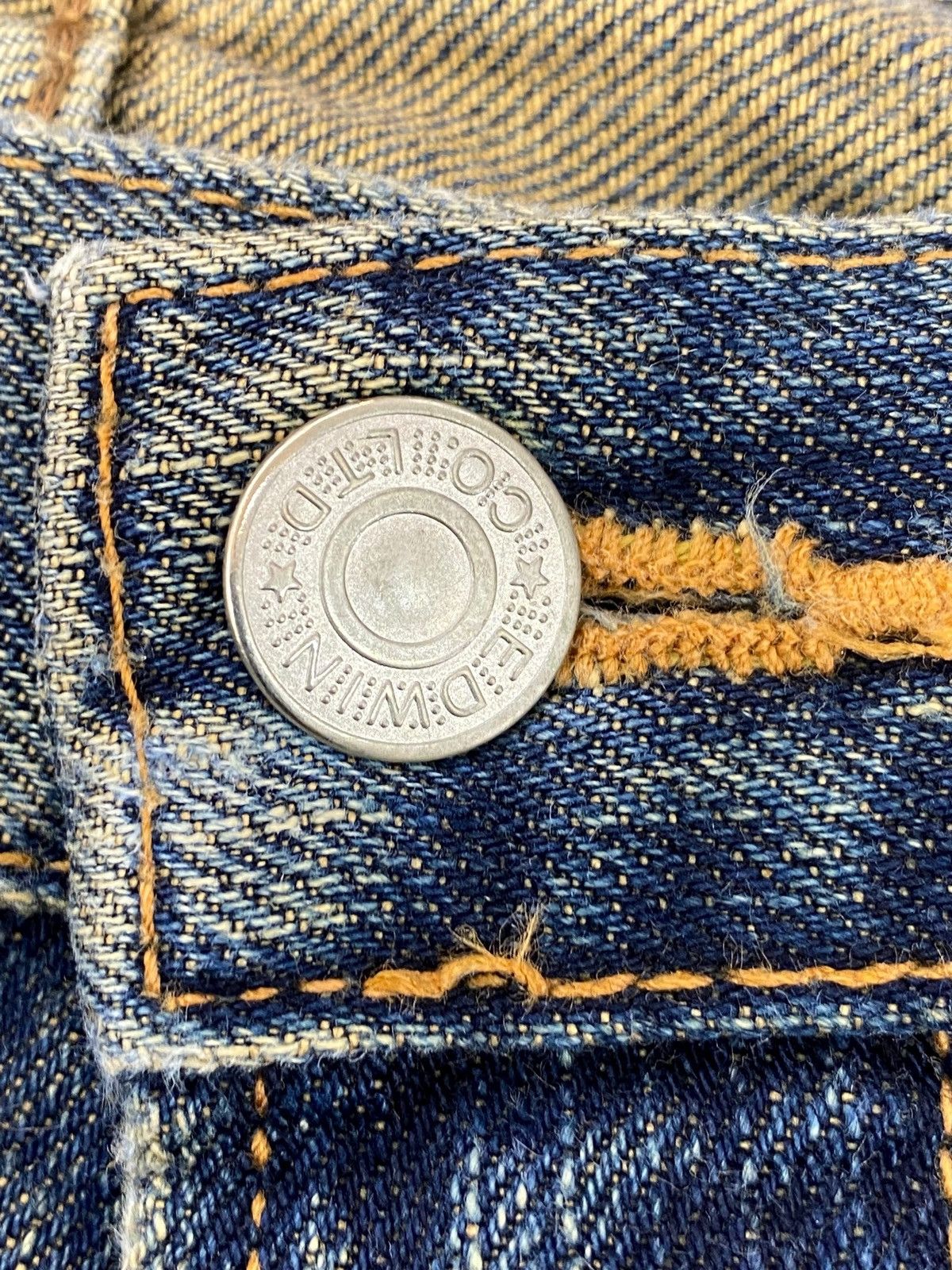 Edwin Edwin Blue Wash Style Loose Jeans Size US 34 / EU 50 - 10 Thumbnail
