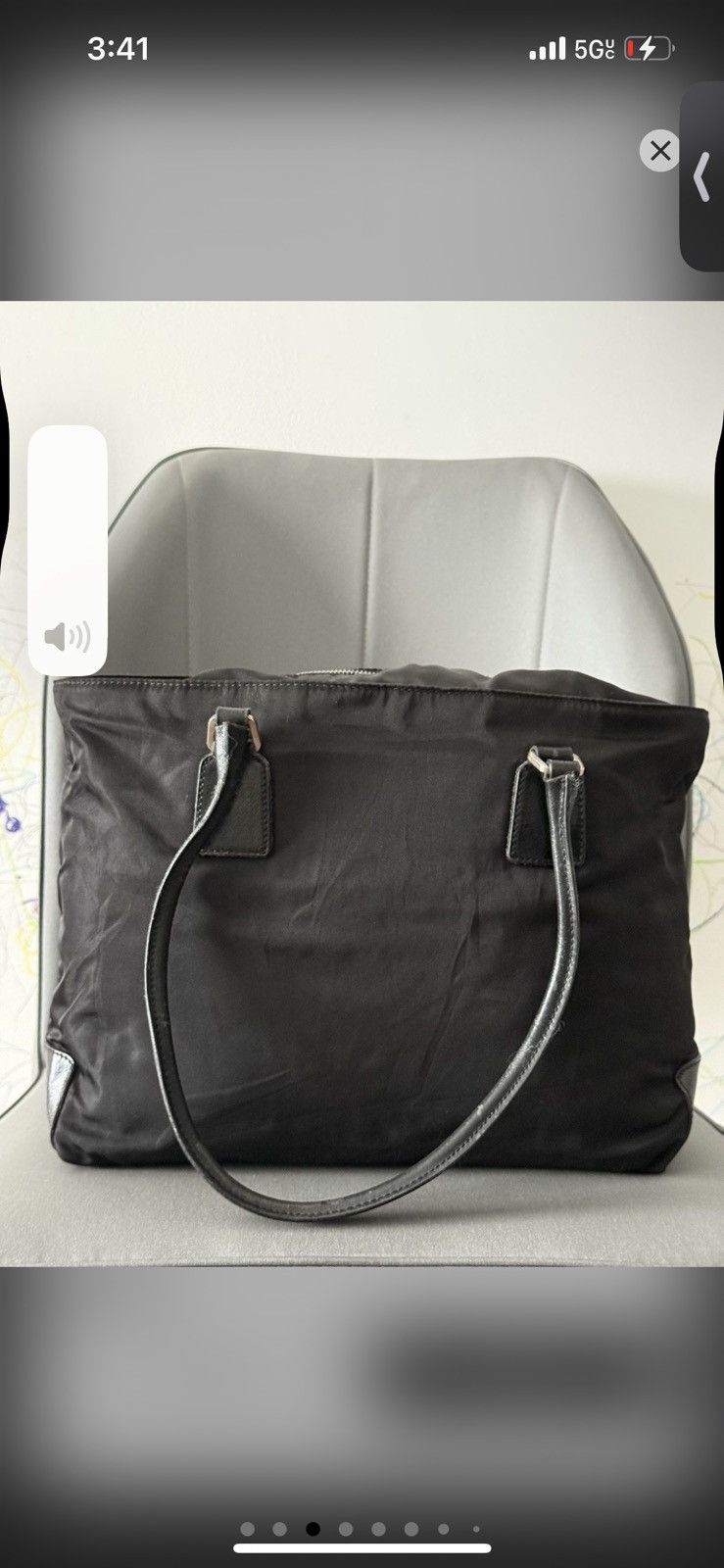Prada Black Prada luggage bag Size ONE SIZE - 3 Thumbnail