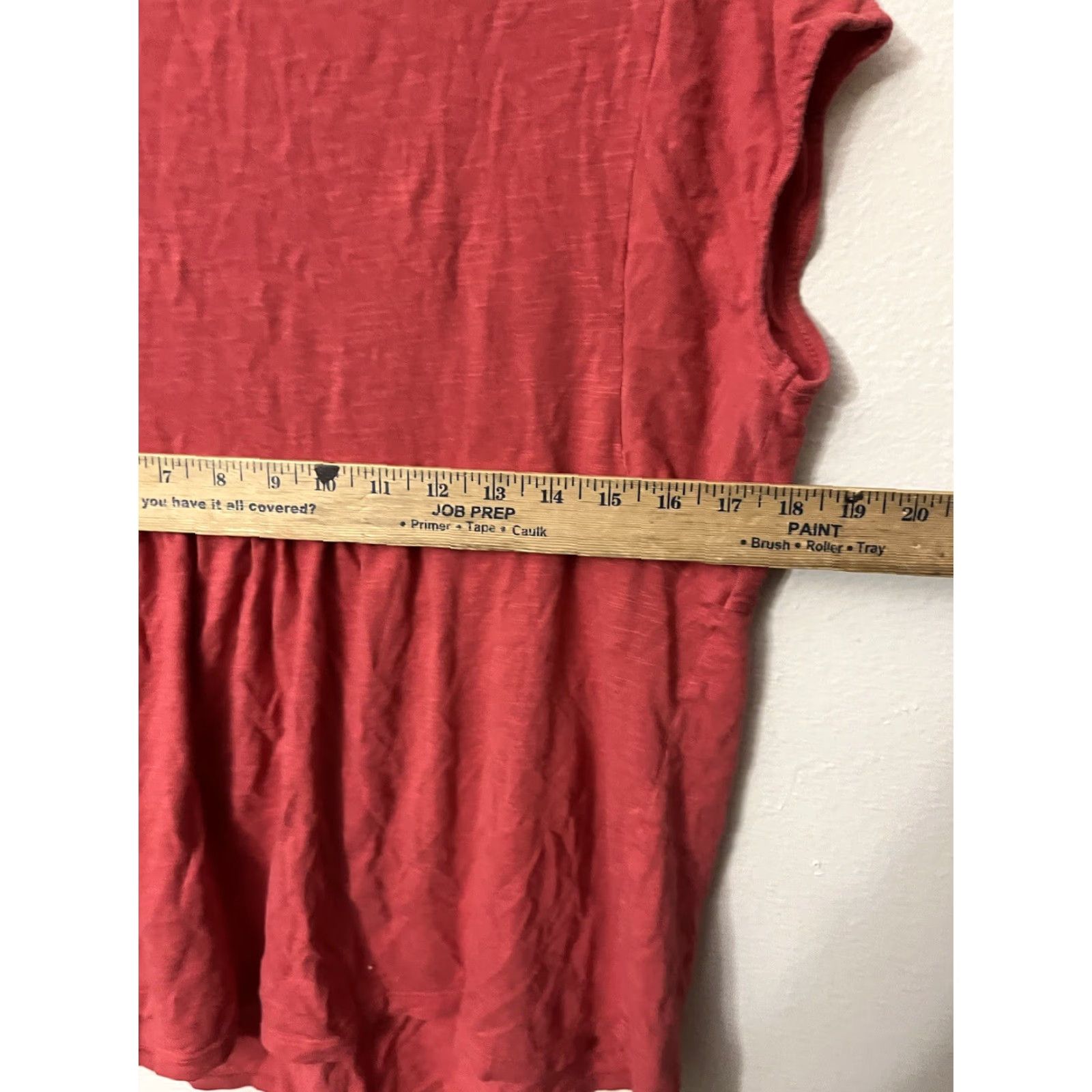 Gloria Vanderbilt Gloria Vanderbilt Shirt Women's Medium Short Sleeve Red Embroidered Shirt Top Size M / US 6-8 / IT 42-44 - 5 Thumbnail