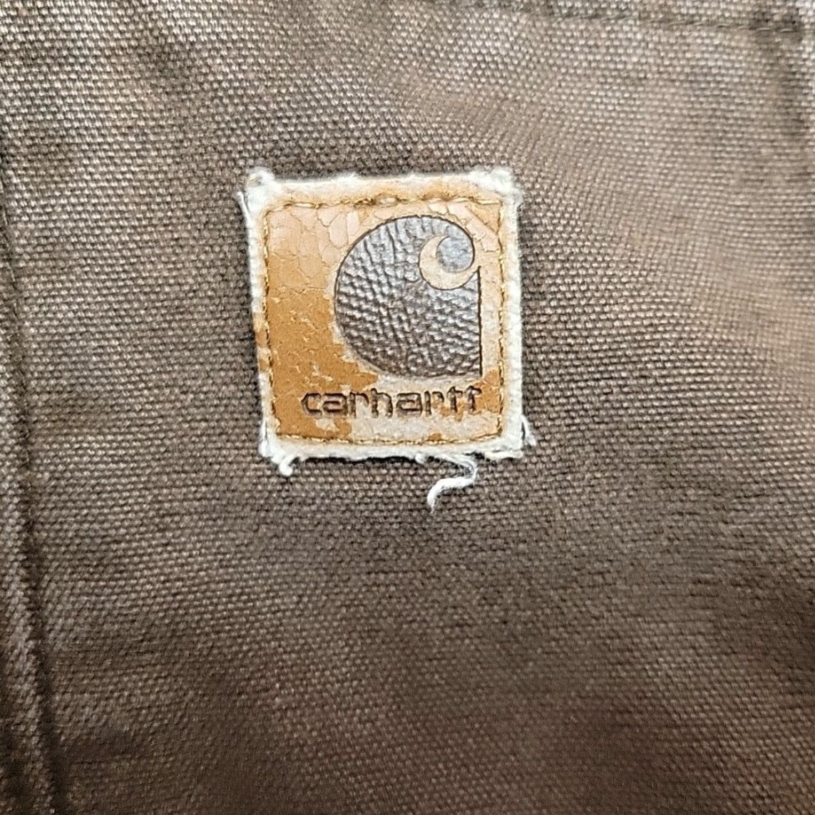 Carhartt VTG Carhartt Active Jacket Mens 2XLT Brown Duck Canvas Hooded Lined J130 CHT Jacket Workwear Mens Size US XXL / EU 58 / 5 - 3 Thumbnail