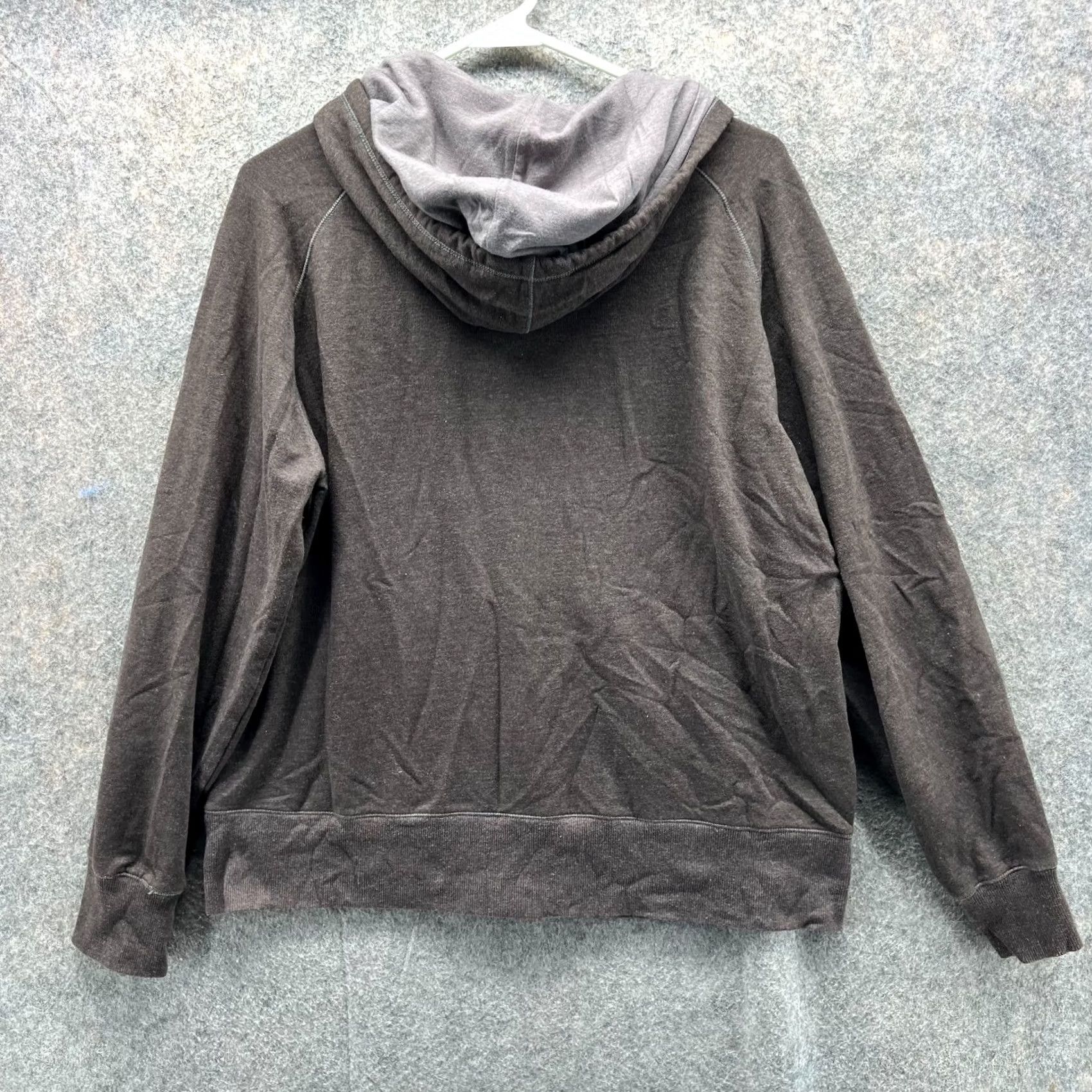 Eddie Bauer VINTAGE Eddie Bauer Sweater Women XL Brown Full Zip Hooded Jacket Fleece Vtg Size XL / US 12-14 / IT 48-50 - 3 Thumbnail