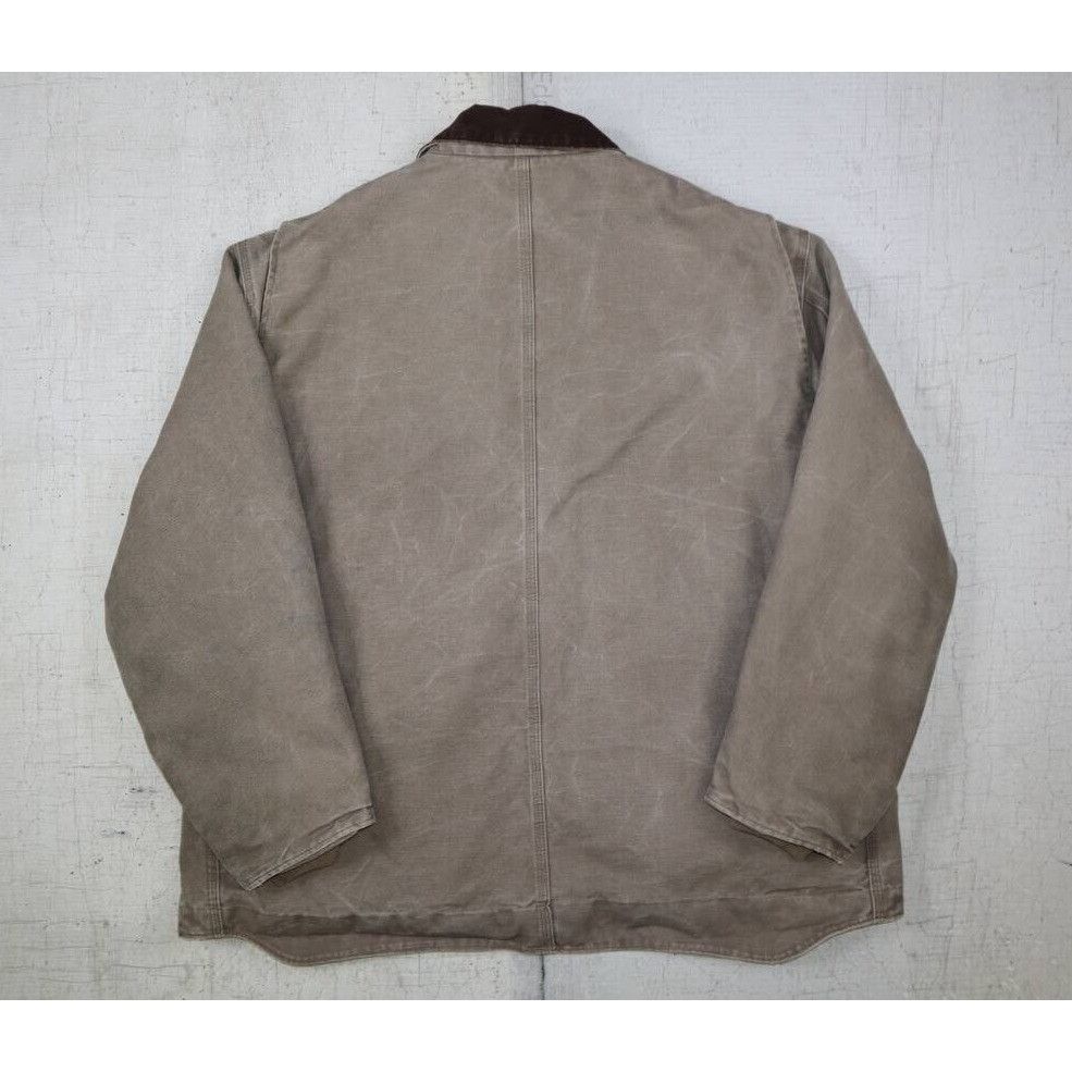Carhartt Vtg Carhartt Sherpa Lined Jacket C01 MUS Mushroom Size 2XL Size US XXL / EU 58 / 5 - 5 Thumbnail