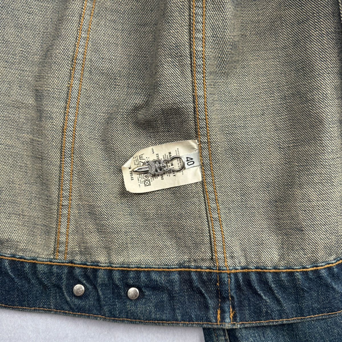 Helmut Lang SS03 Studded Denim Jacket Size US S / EU 44-46 / 1 - 7 Thumbnail
