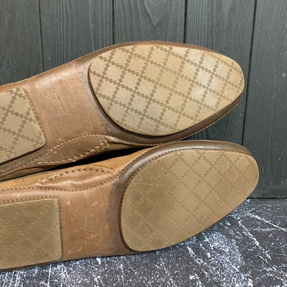 Gucci × Vintage Vintage Gucci Moccasin Suede Loafers Size 43.5 Size US 8.5 / EU 41-42 - 12 Thumbnail