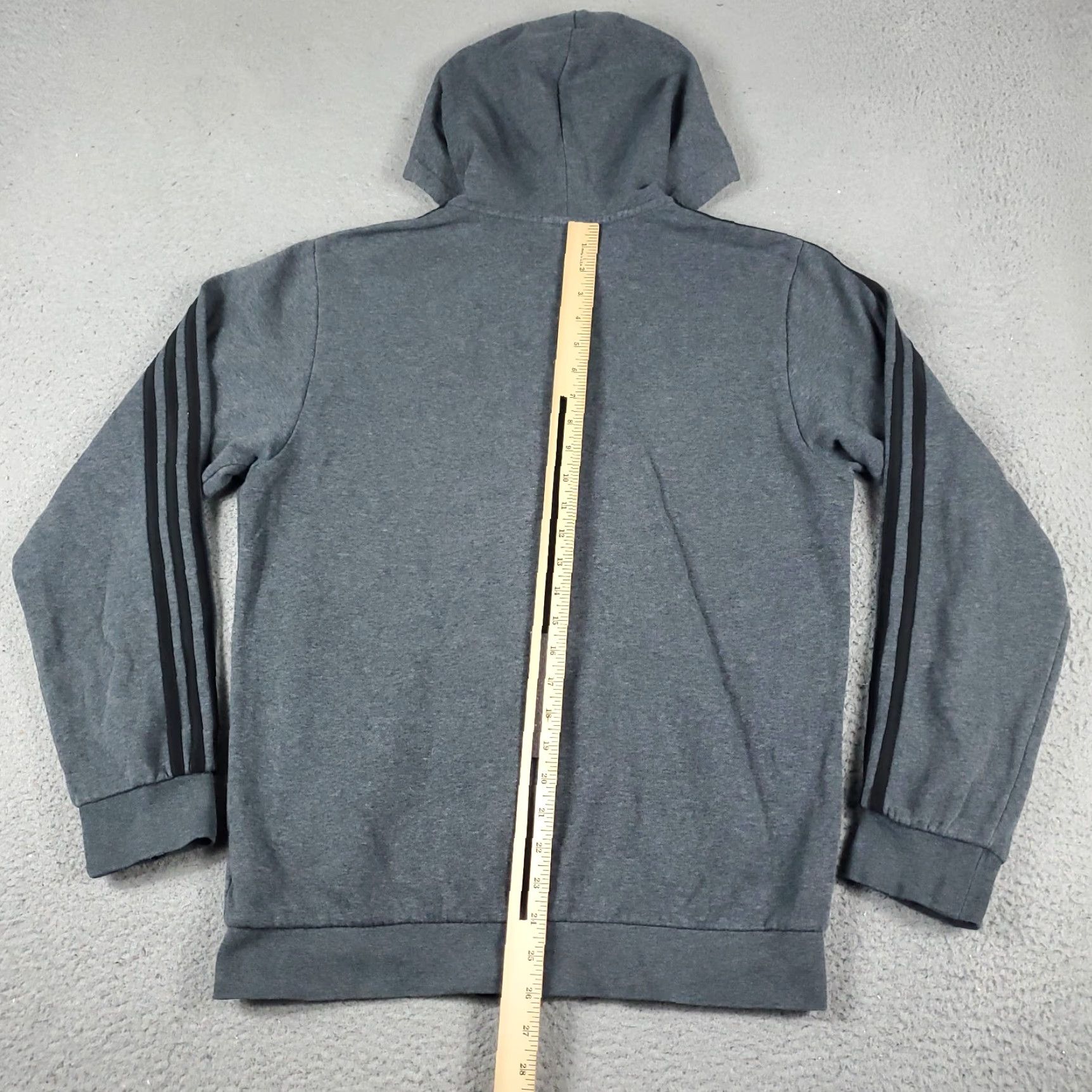 Adidas Adidas Hoodie Mens Medium Zip Full Gray Sweatshirt Casual Sweatshirt Hoodie Full Zip Adidas Mens Medium Gray Knit Polyester Logo Accents Size US M / EU 48-50 / 2 - 5 Thumbnail