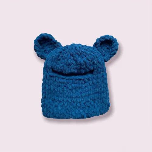 Handmade Handmade Knitted Balaclava Teddy Bear style ck205w39nyc Size ONE SIZE - 3 Thumbnail