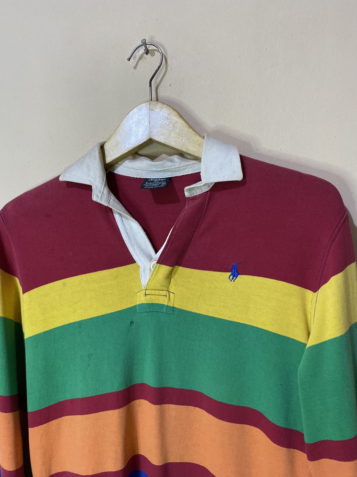 Ralph Lauren 90s OG Polo Ralph Lauren Multicolor Rugby Shirt Size US M / EU 48-50 / 2 - 3 Thumbnail