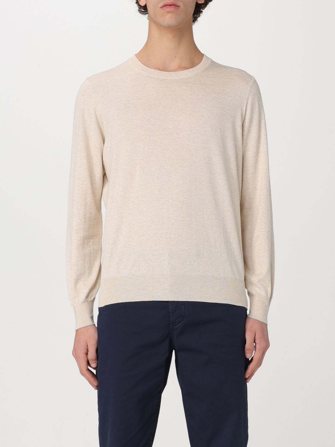 image of Brunello Cucinelli Sweater Men Sand (Size Large)