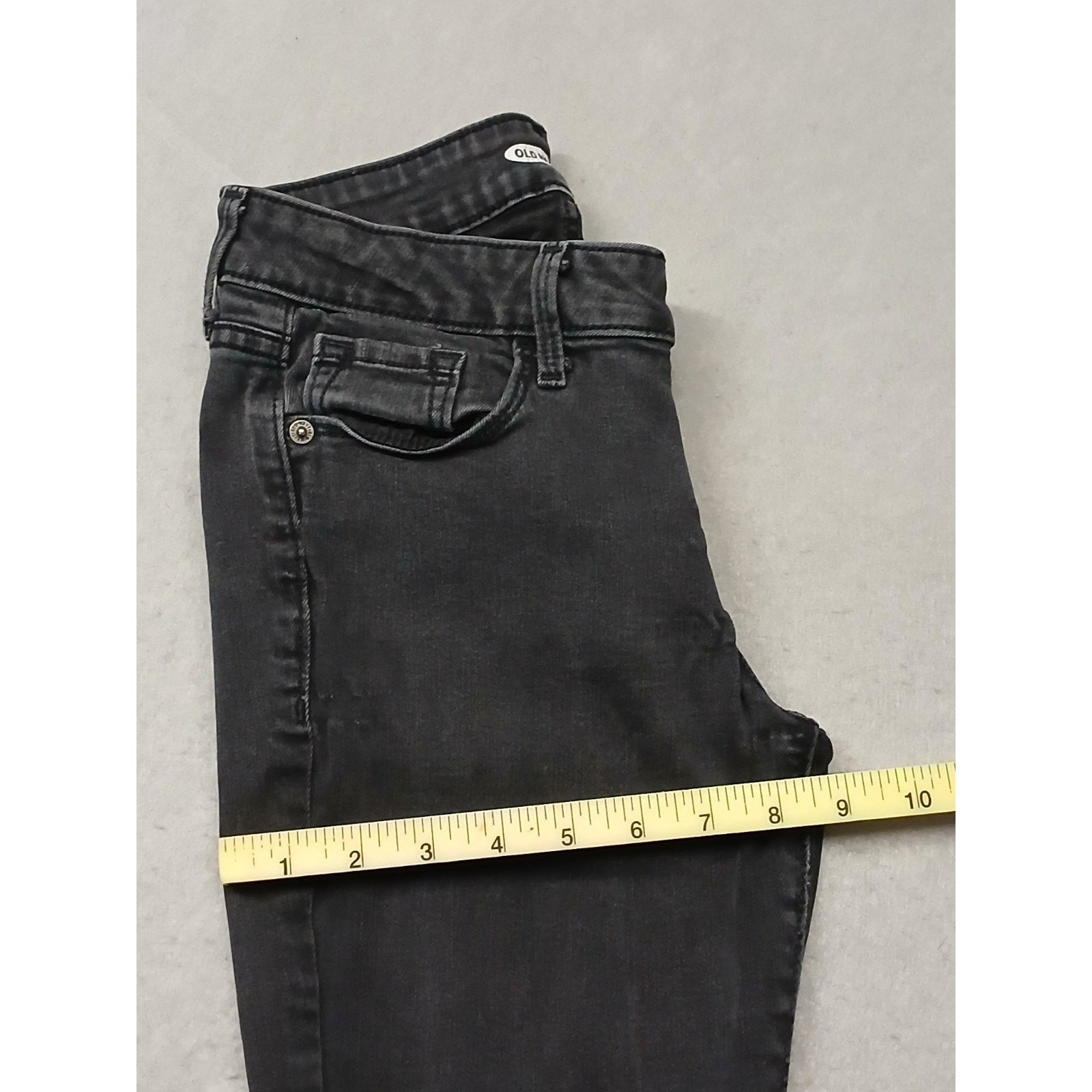 Old Navy Old Navy (4) Women's Black Rockstar Super Skinny Jeans Size 27" / US 4 / IT 40 - 4 Thumbnail