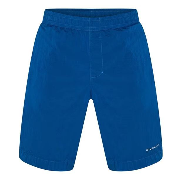 Image of Givenchy O1G2R1Mq0424 Swim Shorts In Mineral Blue, Men's (Size 30)