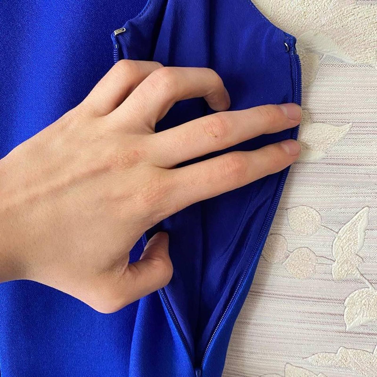 Dior Dior cobalt blue silk Size M / US 6-8 / IT 42-44 - 4 Thumbnail