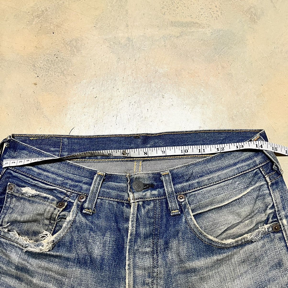Levi's Vintage Levis Big E Lot 501 Selvedge Distressed Denim Jeans Size US 29 - 11 Thumbnail