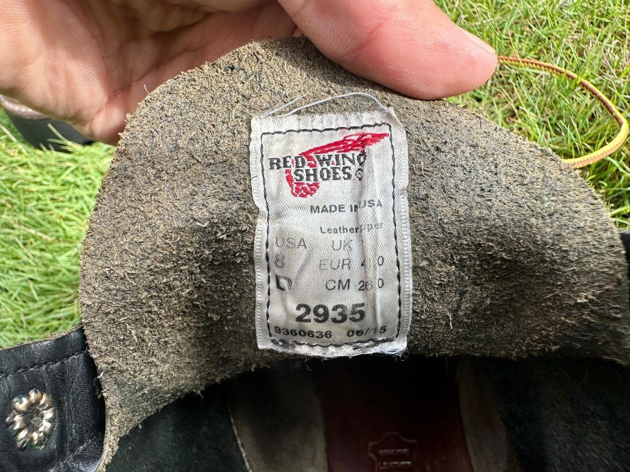 Red Wing Original Red Wing Lineman 2935 Black Chrome Vibram Lug Sole Size US 8 / EU 41 - 6 Thumbnail