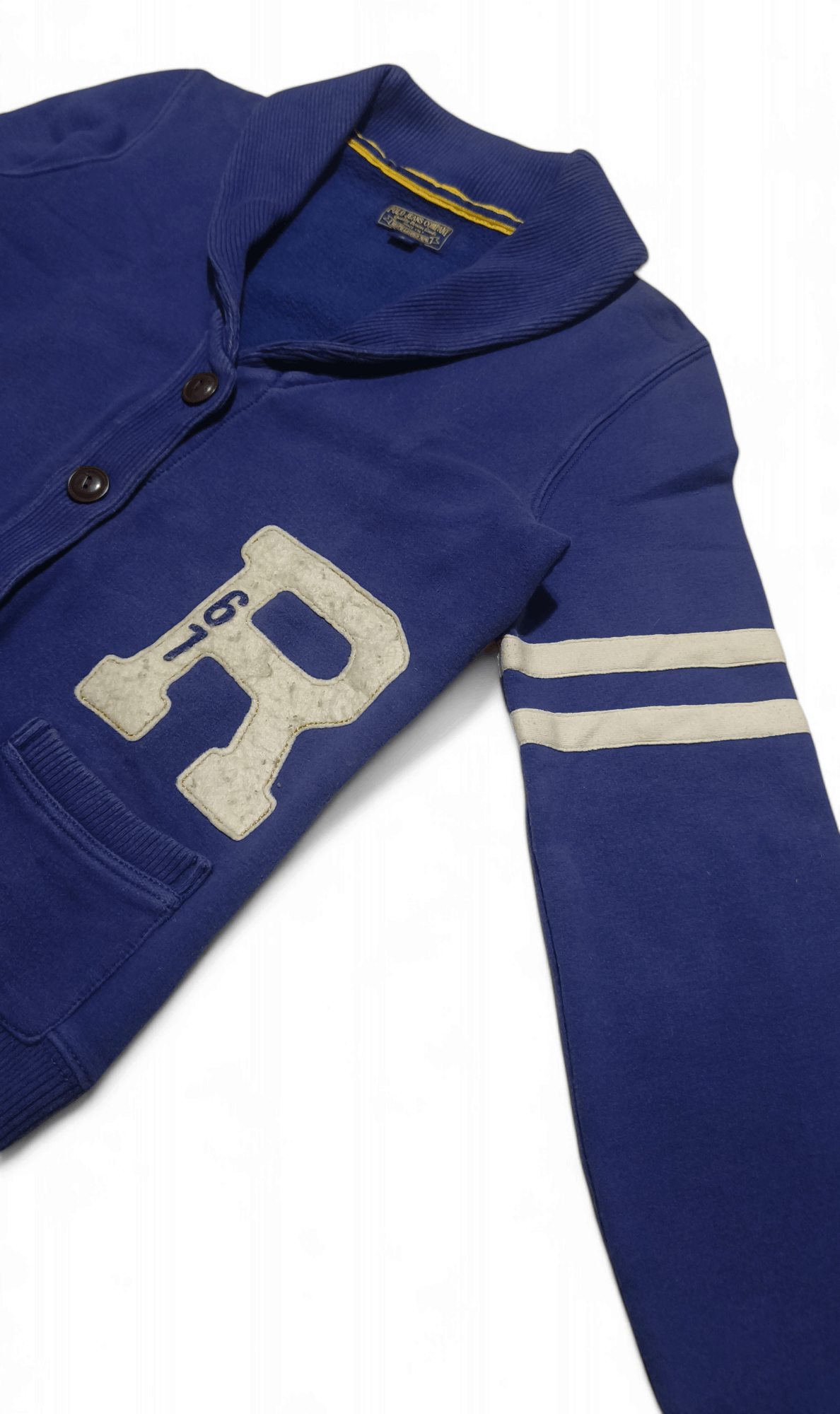 Polo Ralph Lauren Vintage POLO RALPH LAUREN Big logo R67 Cardigan Sweater Size US S / EU 44-46 / 1 - 6 Thumbnail