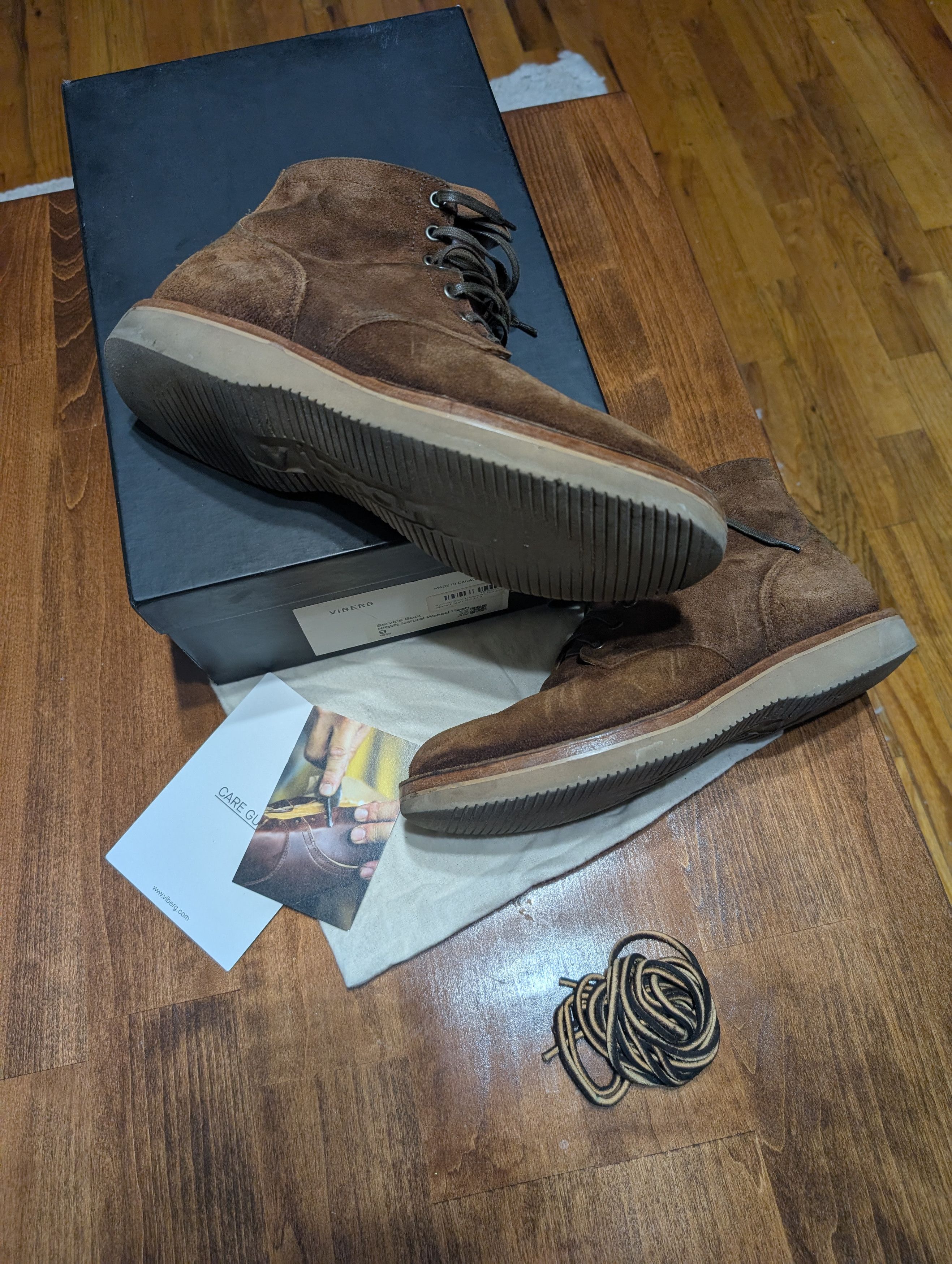 Viberg milkshake suede sidezip - 2050 last