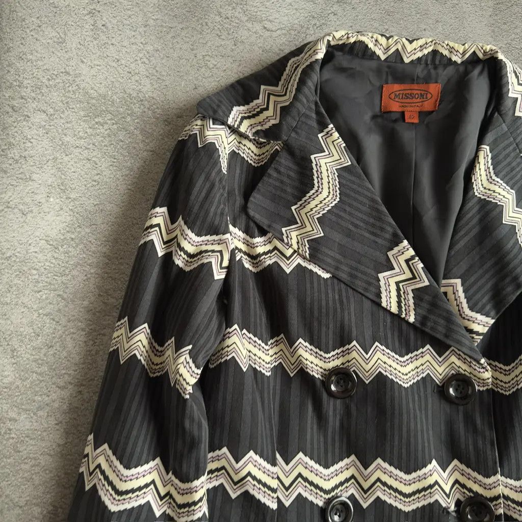 Missoni Missoni ZigZag Trench Coat Size M / US 6-8 / IT 42-44 - 4 Thumbnail
