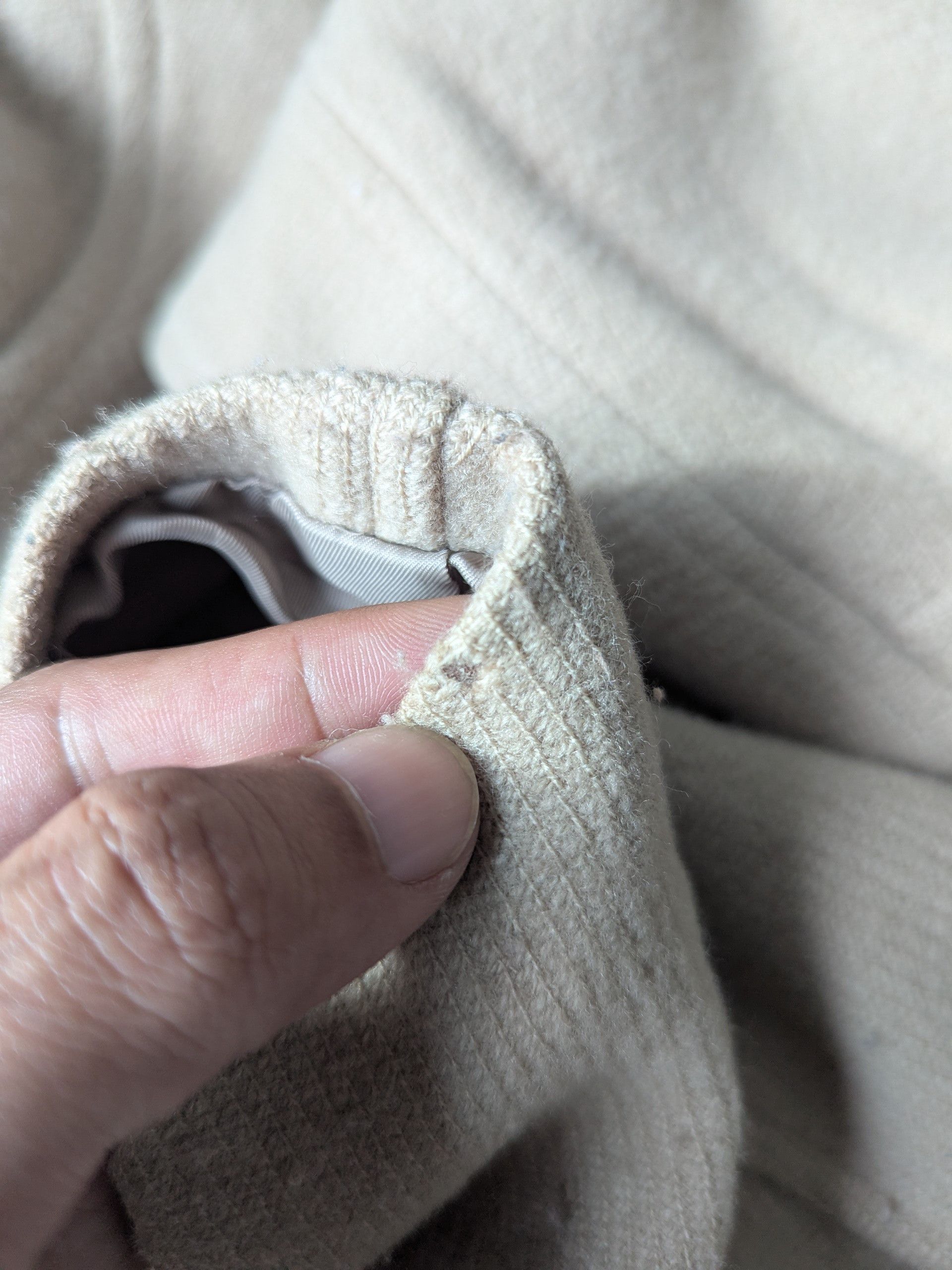 Issey Miyake × Sunao Kuwahara Vintage Sunao Kuwahara by Issey Miyake Wool Hoodie Jacket Size M / US 6-8 / IT 42-44 - 6 Thumbnail