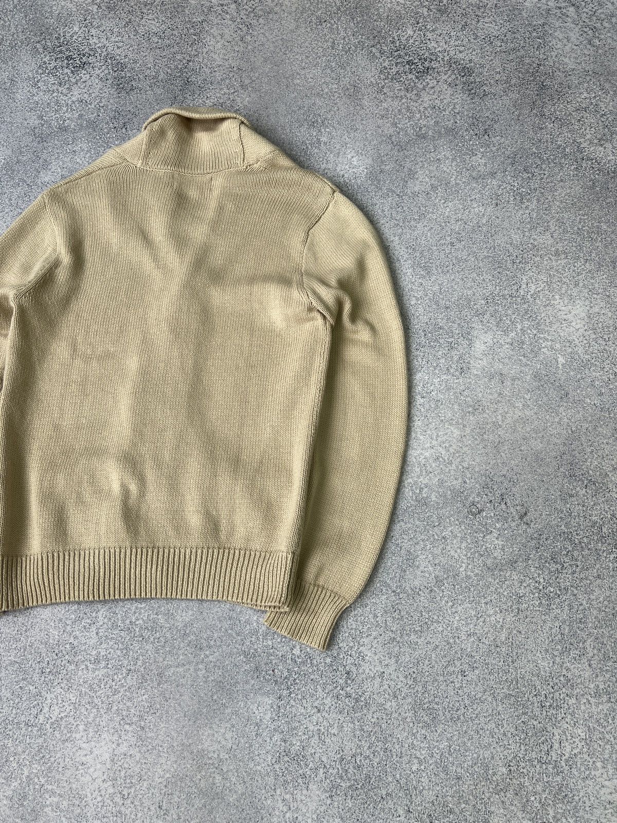 Ralph Lauren × Vintage Vintage Ralph Lauren Denim Supply Heavy knitted cardigan Size US S / EU 44-46 / 1 - 12 Thumbnail