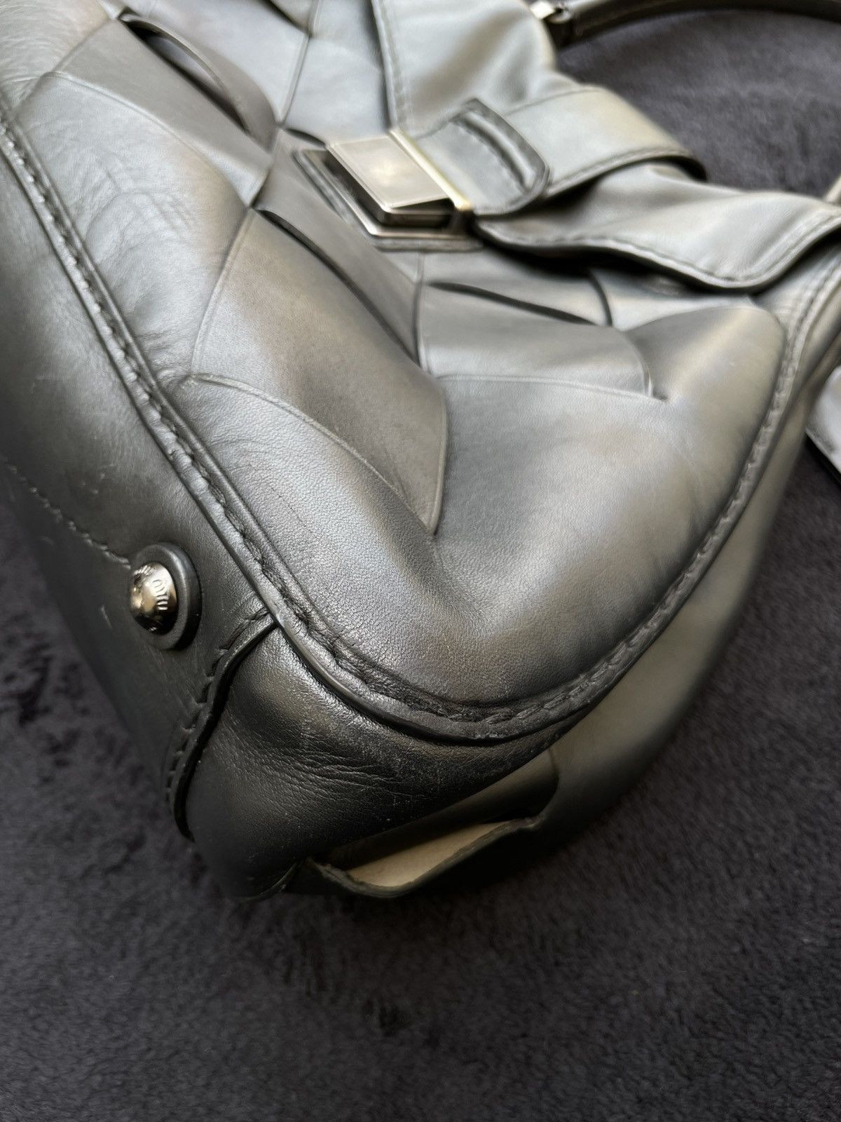 Miu Miu Miu Miu Leather Handbag Woman‘s Black One Size Size ONE SIZE - 11 Thumbnail